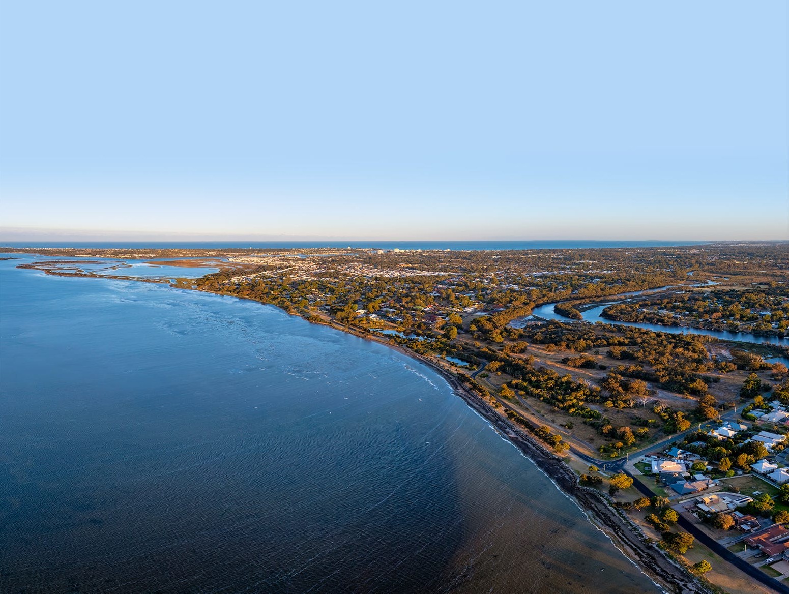 Waterways Private Estate - Coodanup Aerial