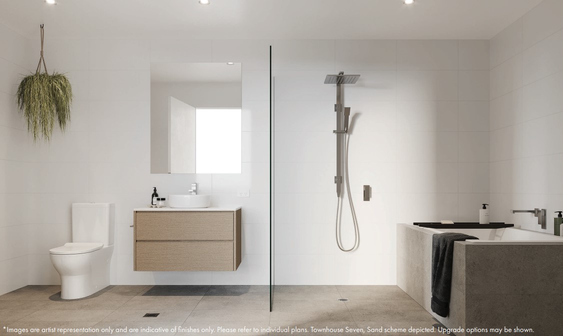Wattle Glen Townhomes - Charlestown Bathroom
