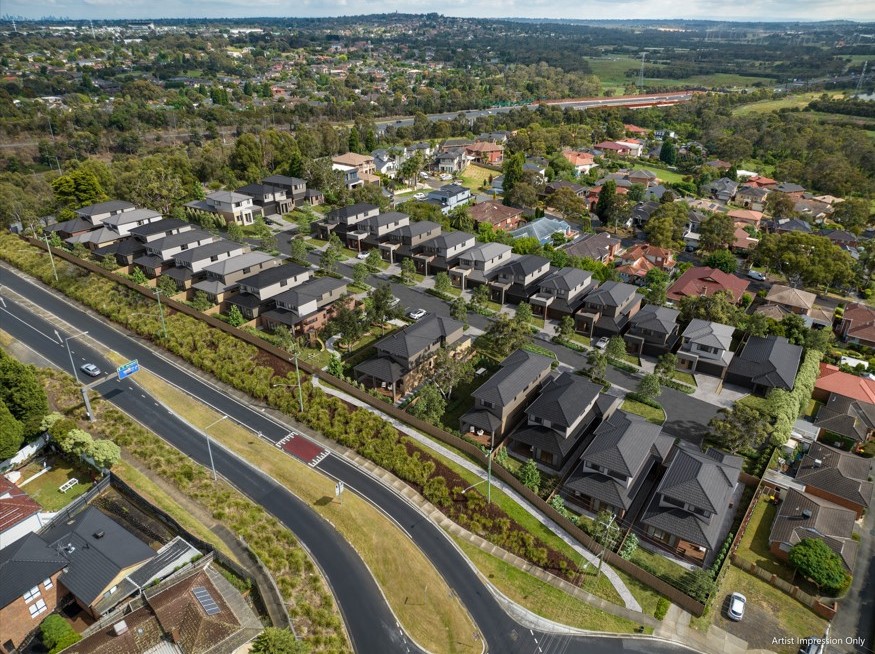 Waverley Woods Estate - Mulgrav Aerial
