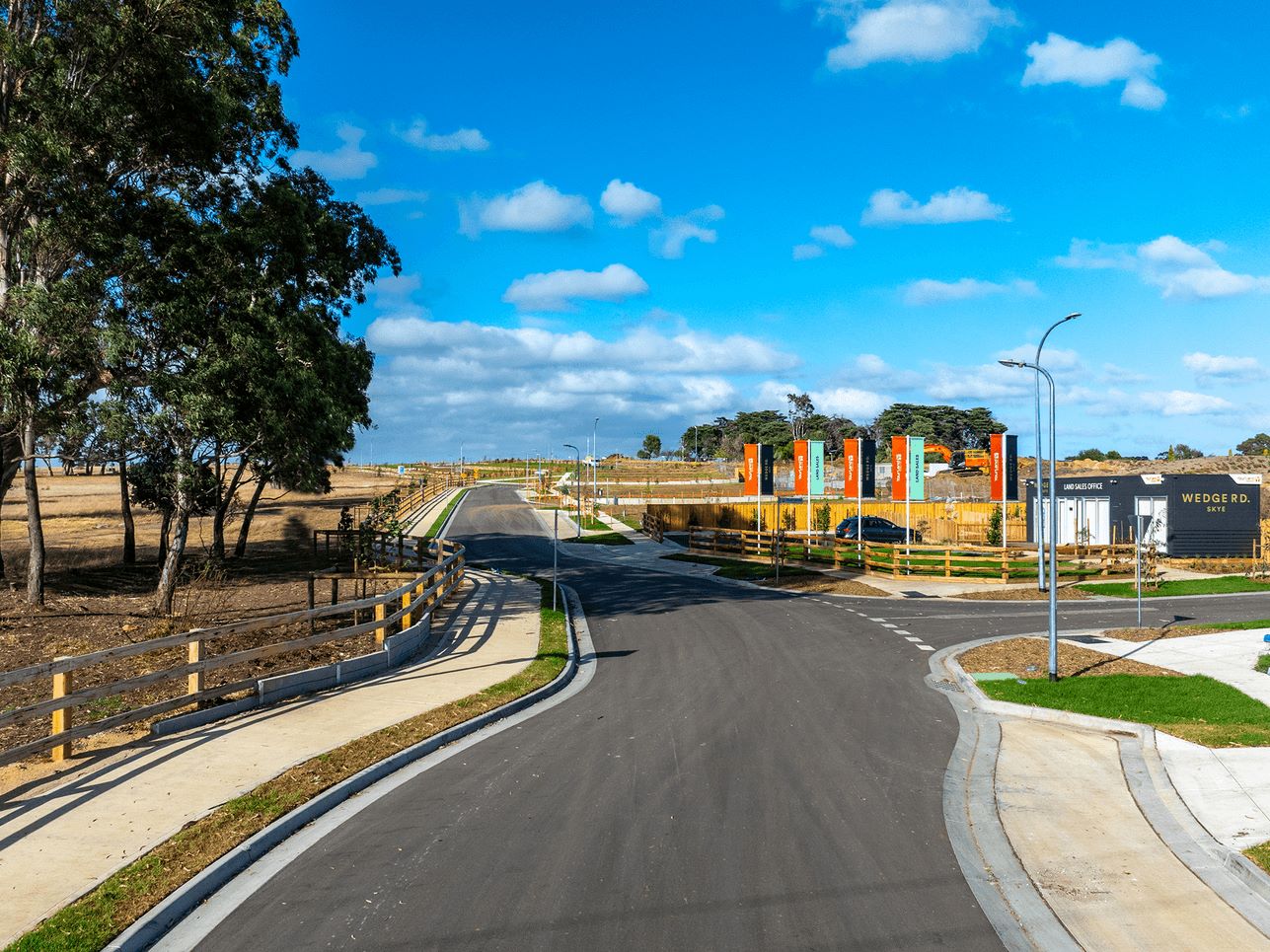 Wedge Rd Estate - Sky Streetscape