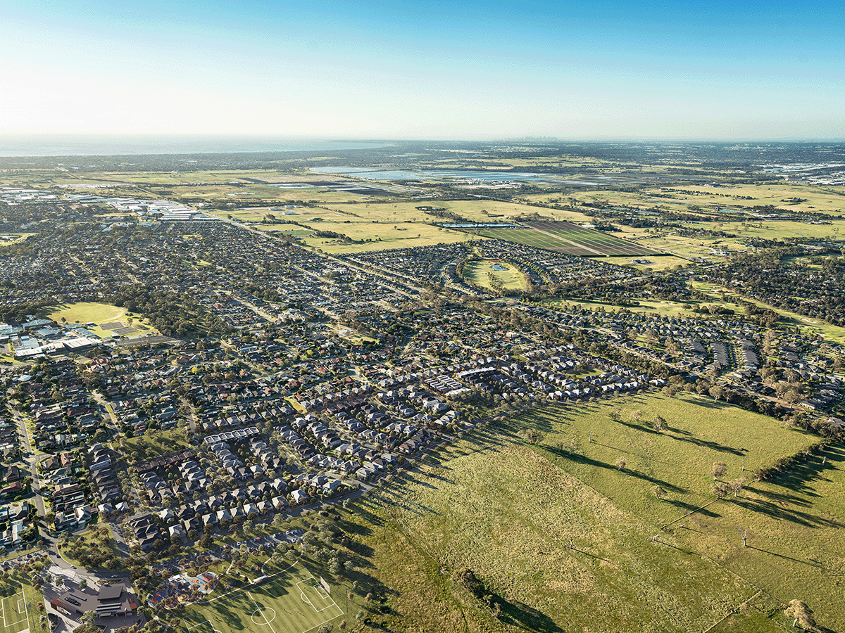 Wedge Rd Estate - Sky Aerial
