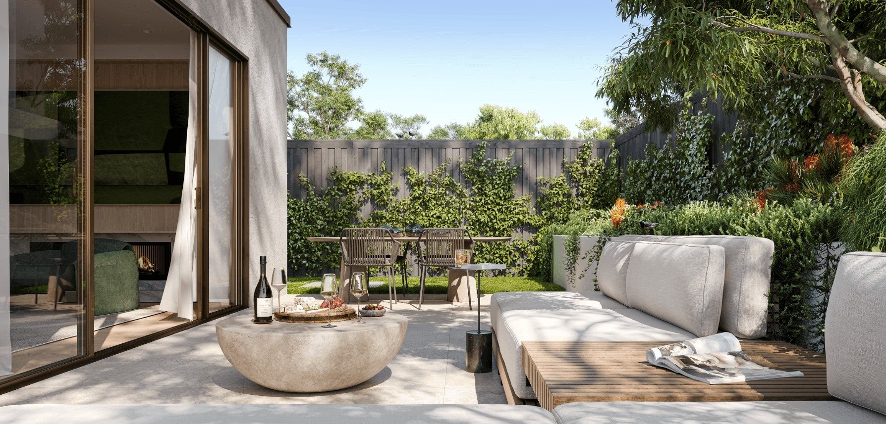 Wembley Hill Townhomes - Box Hill South Backyard
