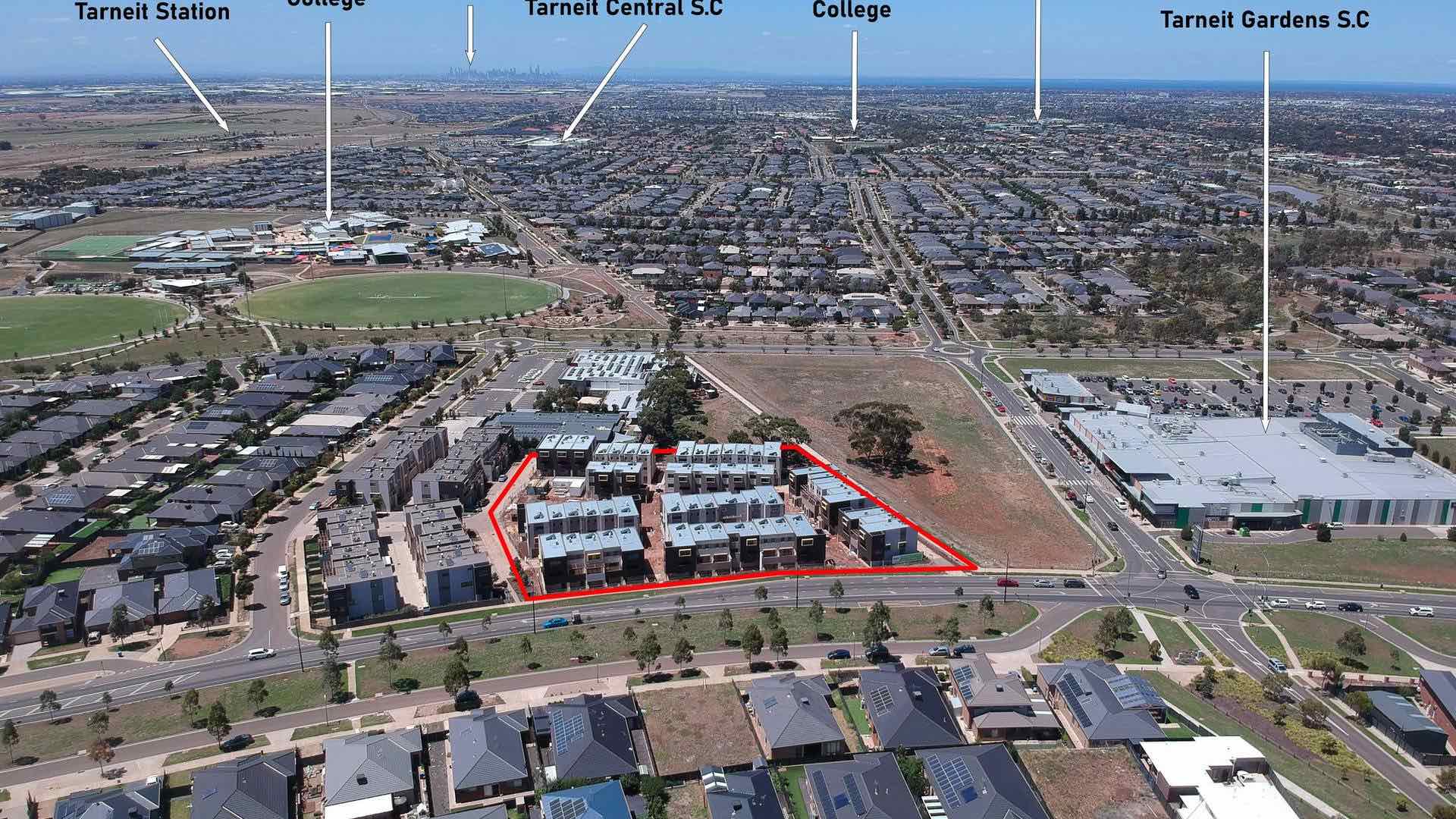 Westlea Townhouses Tarneit Aerial 2