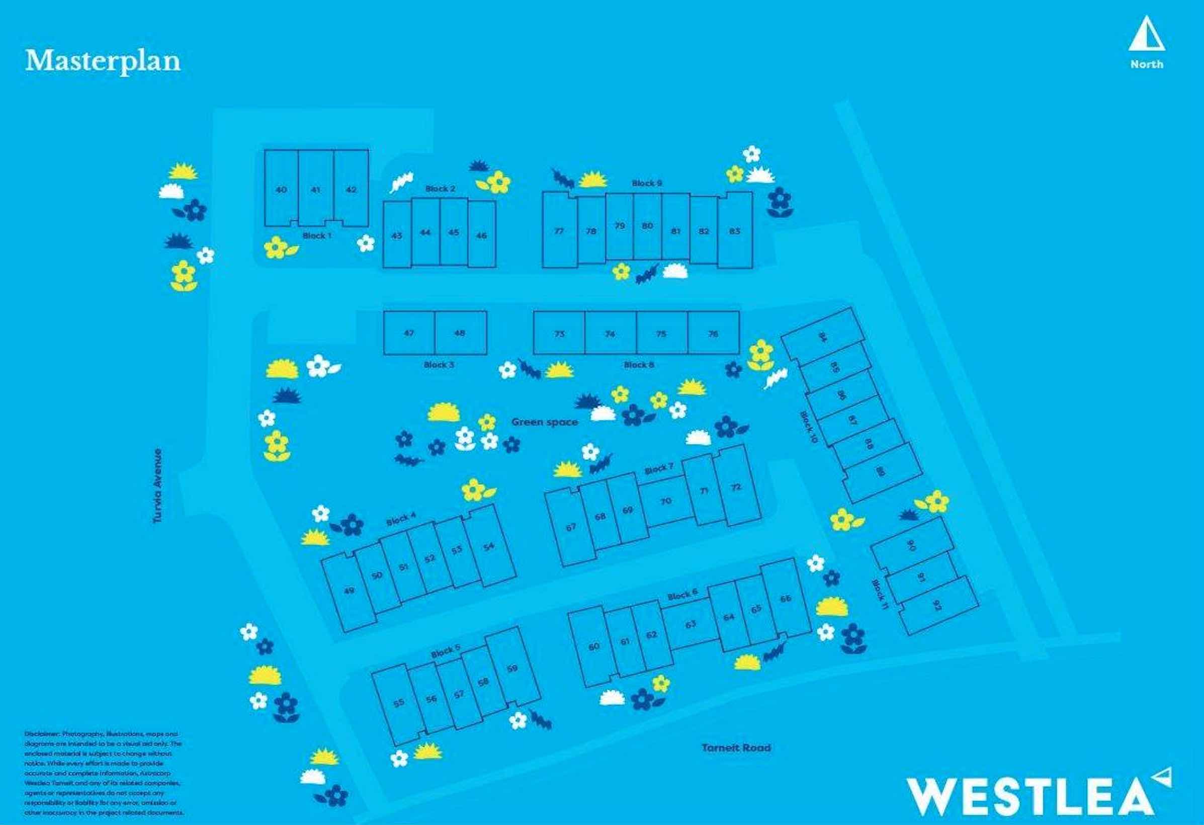 Westlea Townhouses Tarneit Masterplan