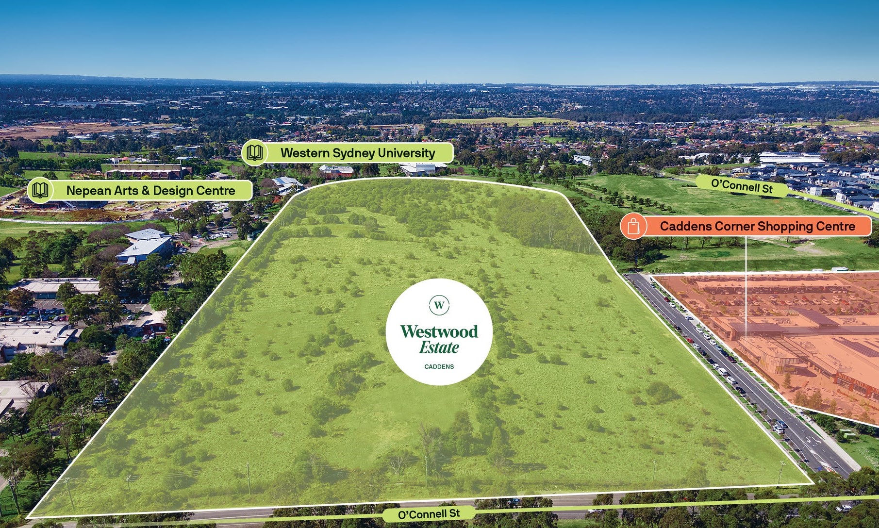 Westwood Estate - Caddens Aerial