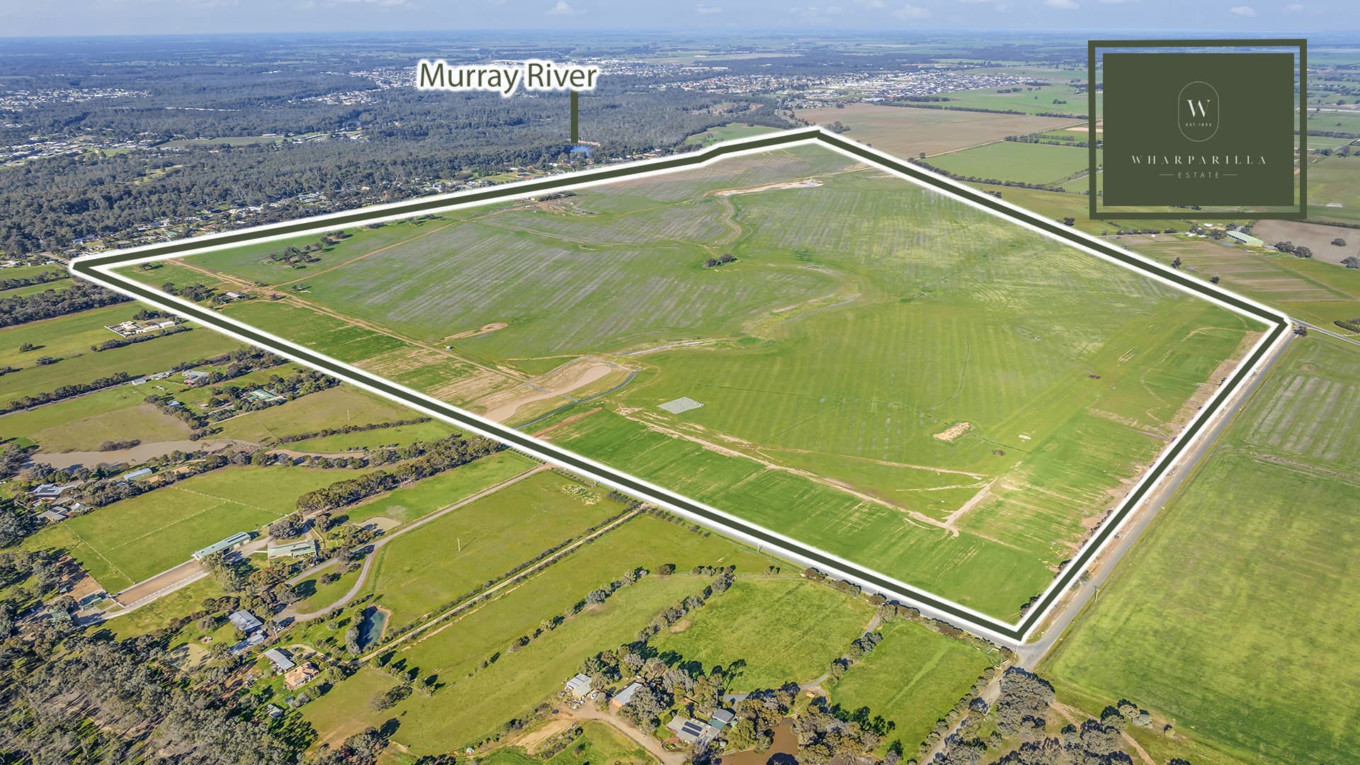 Wharparilla Estate - Echuca Aerial