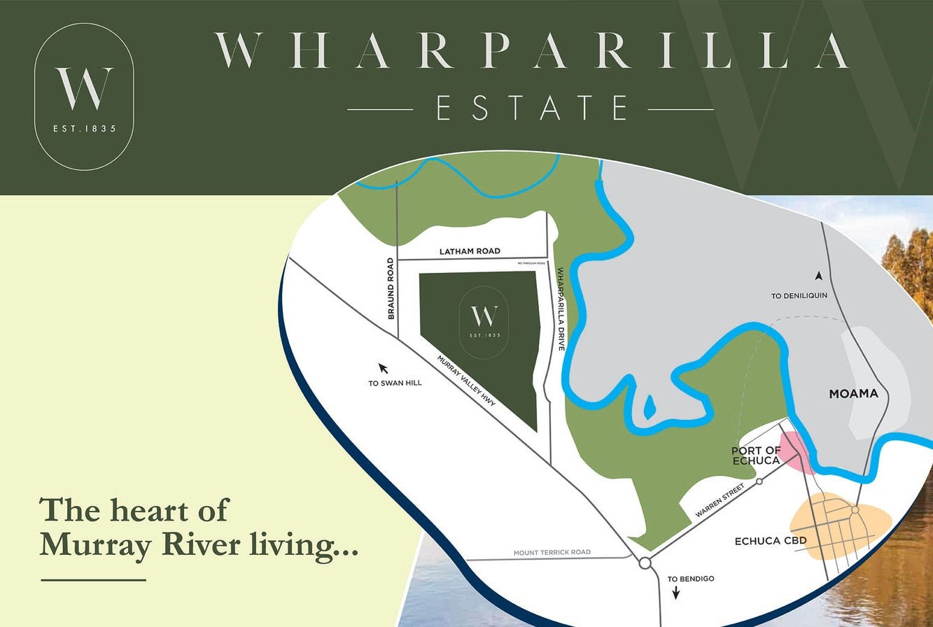 Wharparilla Estate - Echuca Location Map
