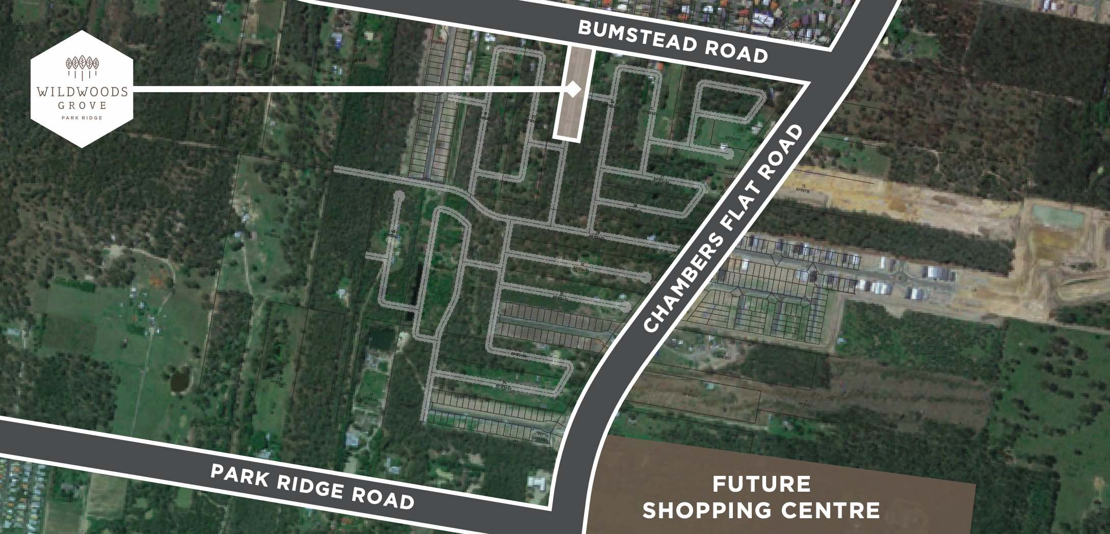 Wildwoods Grove Estate - Park Ridge Location map