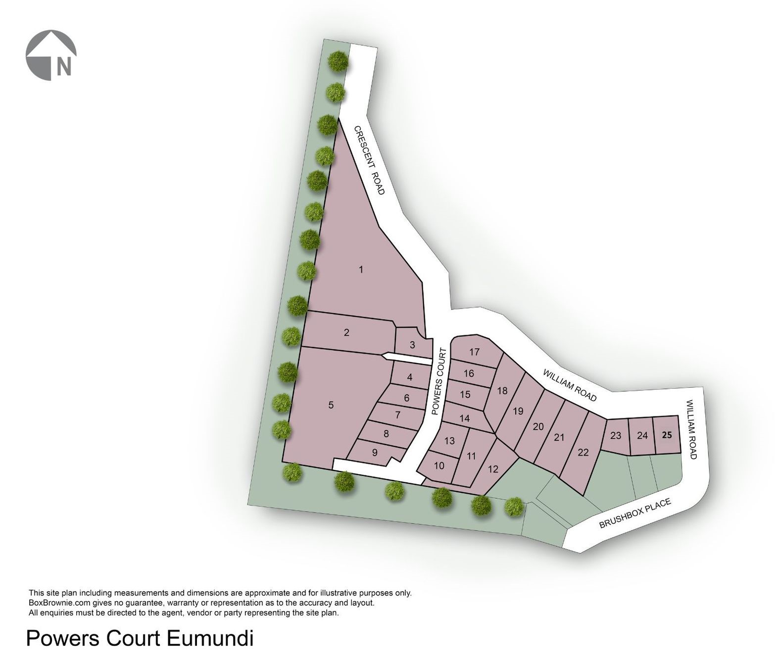 William Road - Powers Court - Eumundi Masterplan