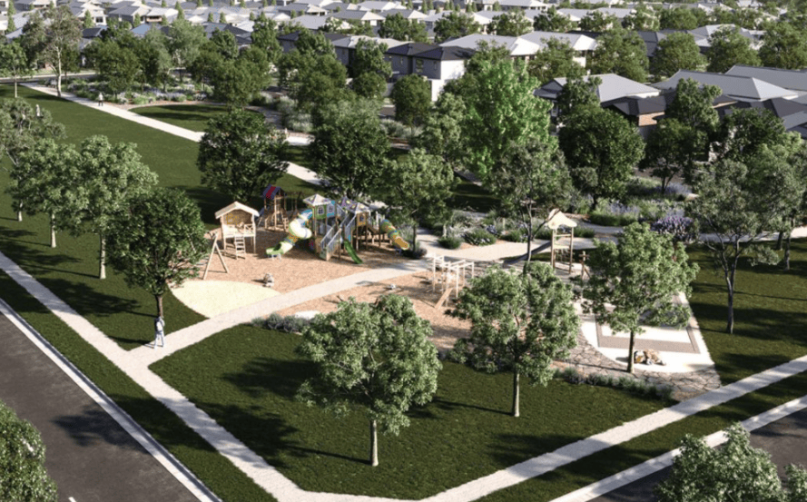 Willow Springs Estate - Rockbank Render