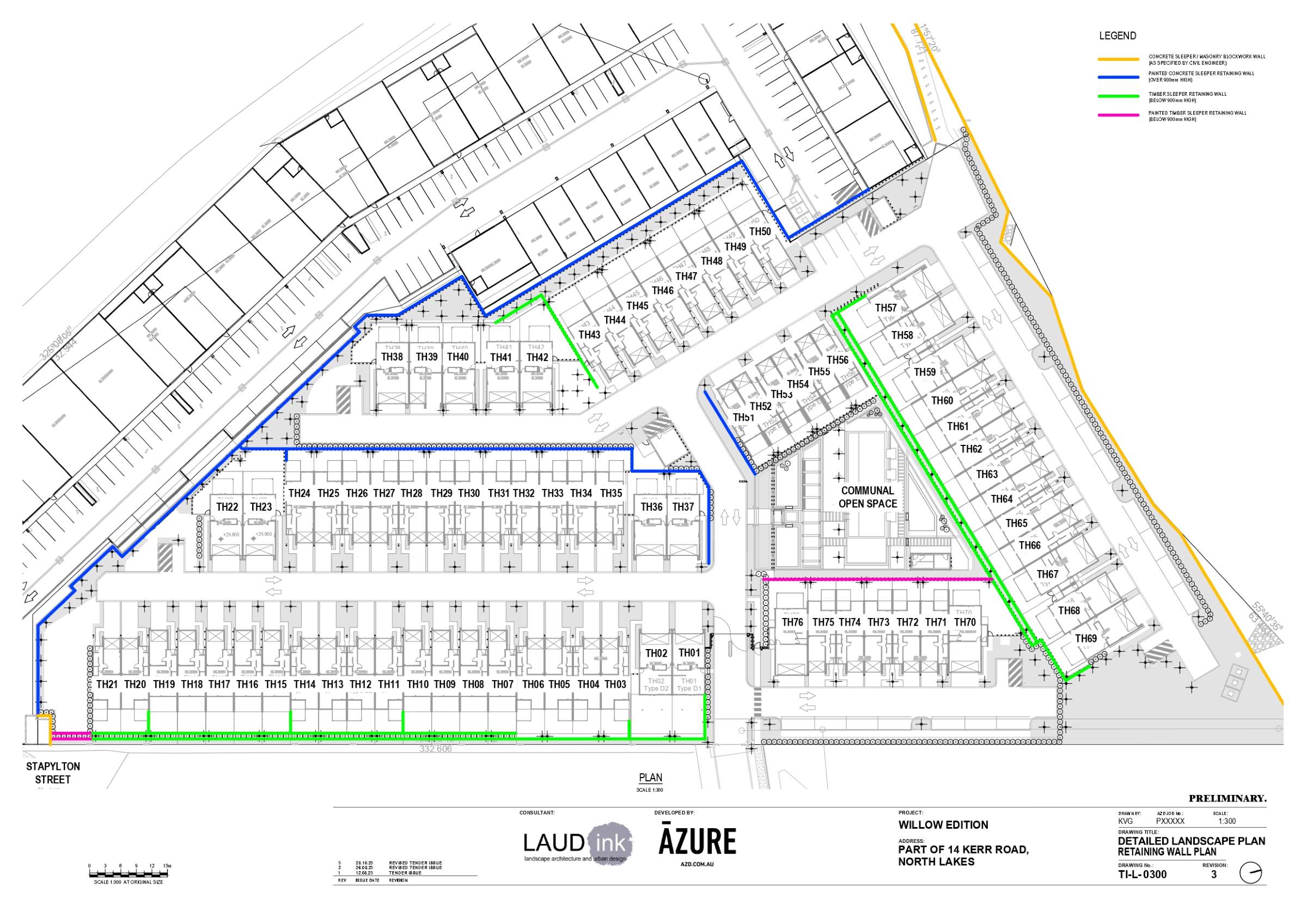 Willow Townhomes - North Lakes Masterplan