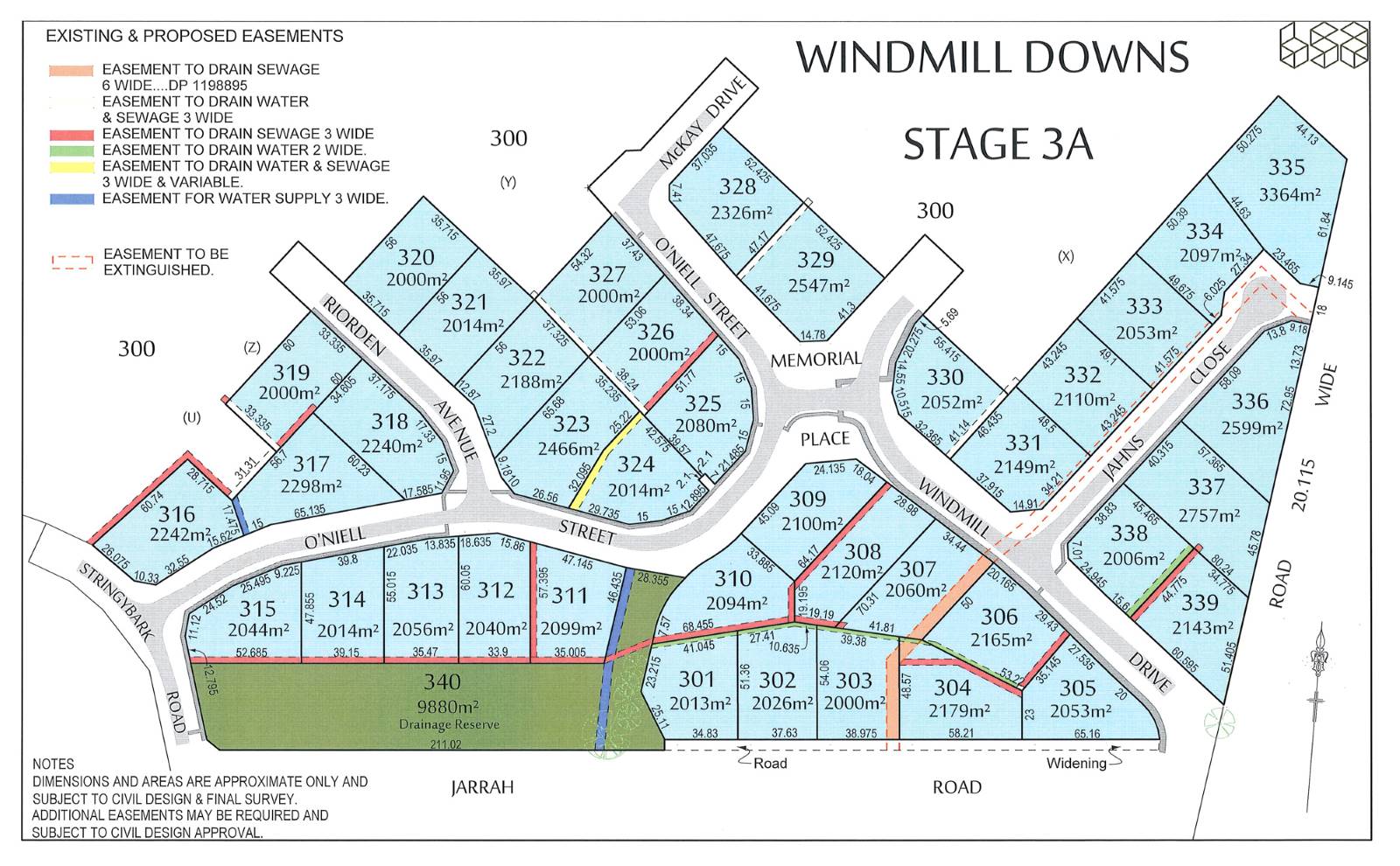 Windmill Downs Estate - Moore Creek Stage 3 Plan