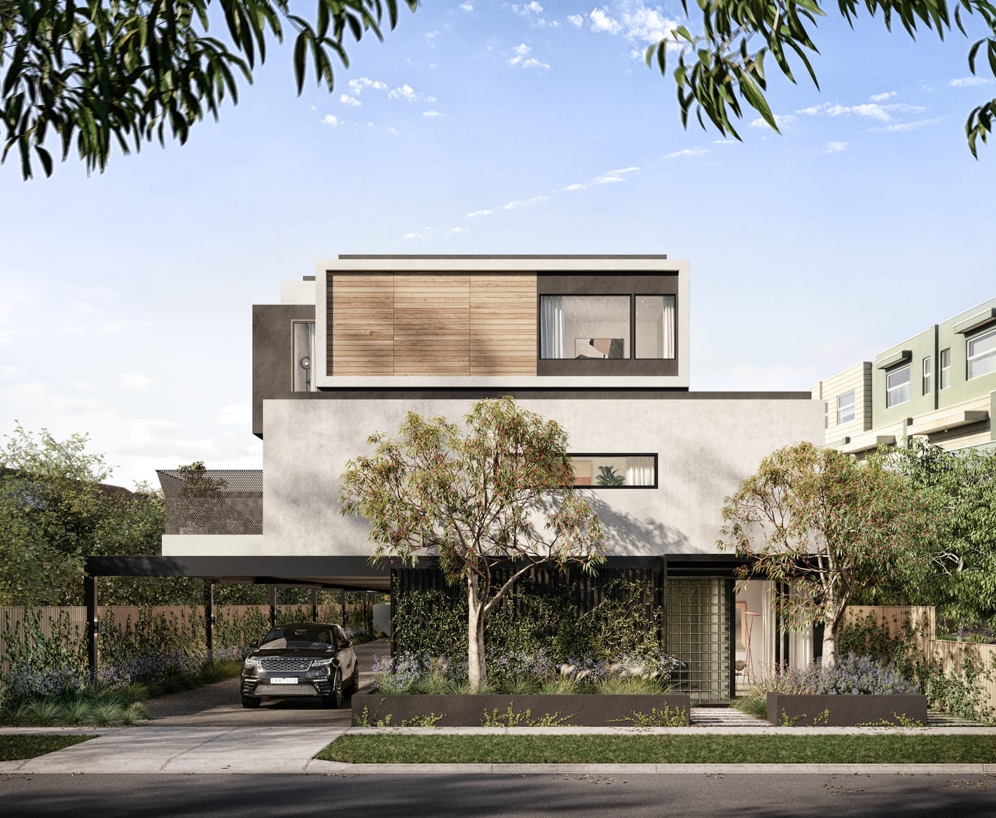Wini & Fred Townhomes - Essendon Render
