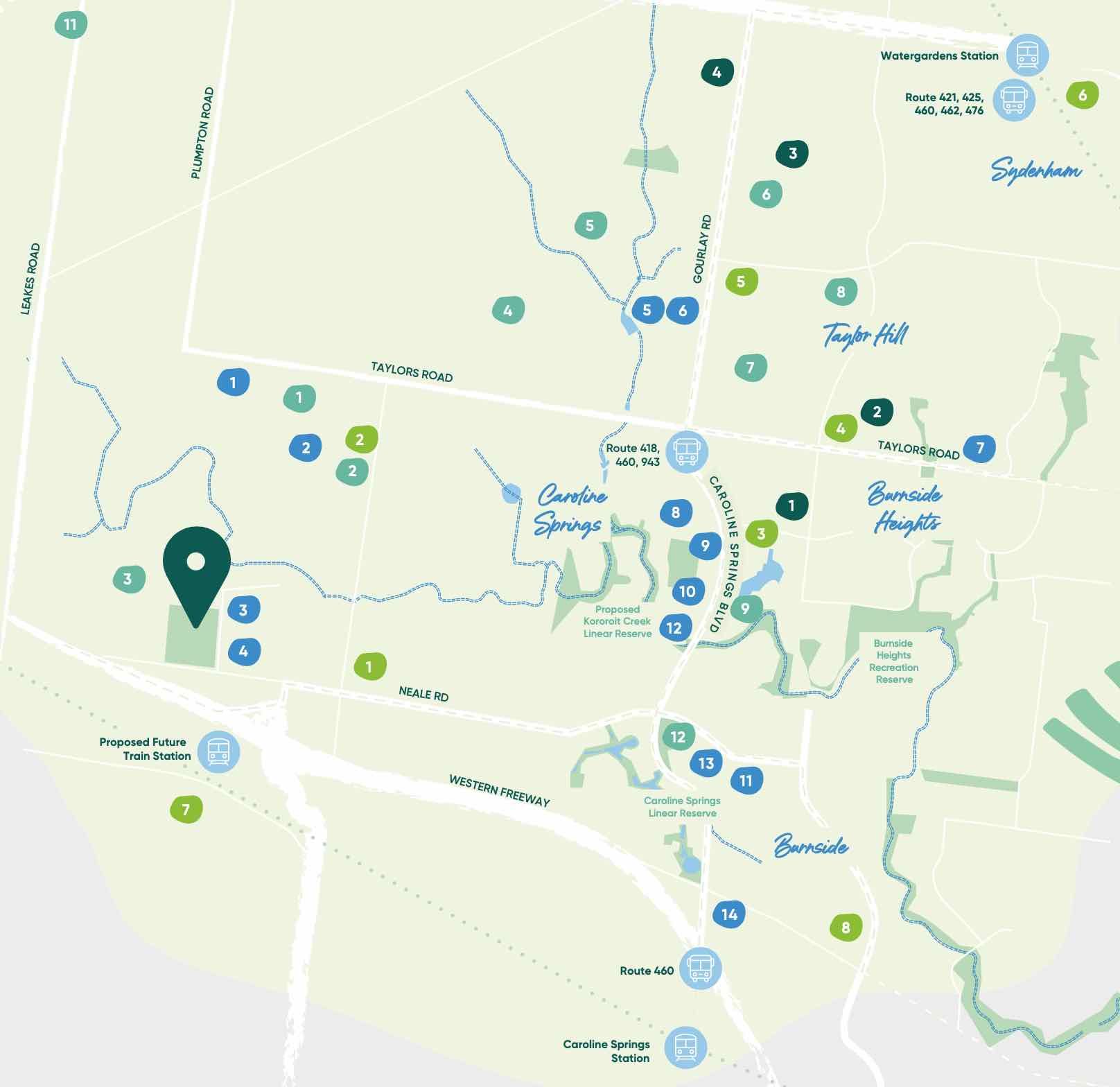 Winton Estate Location map