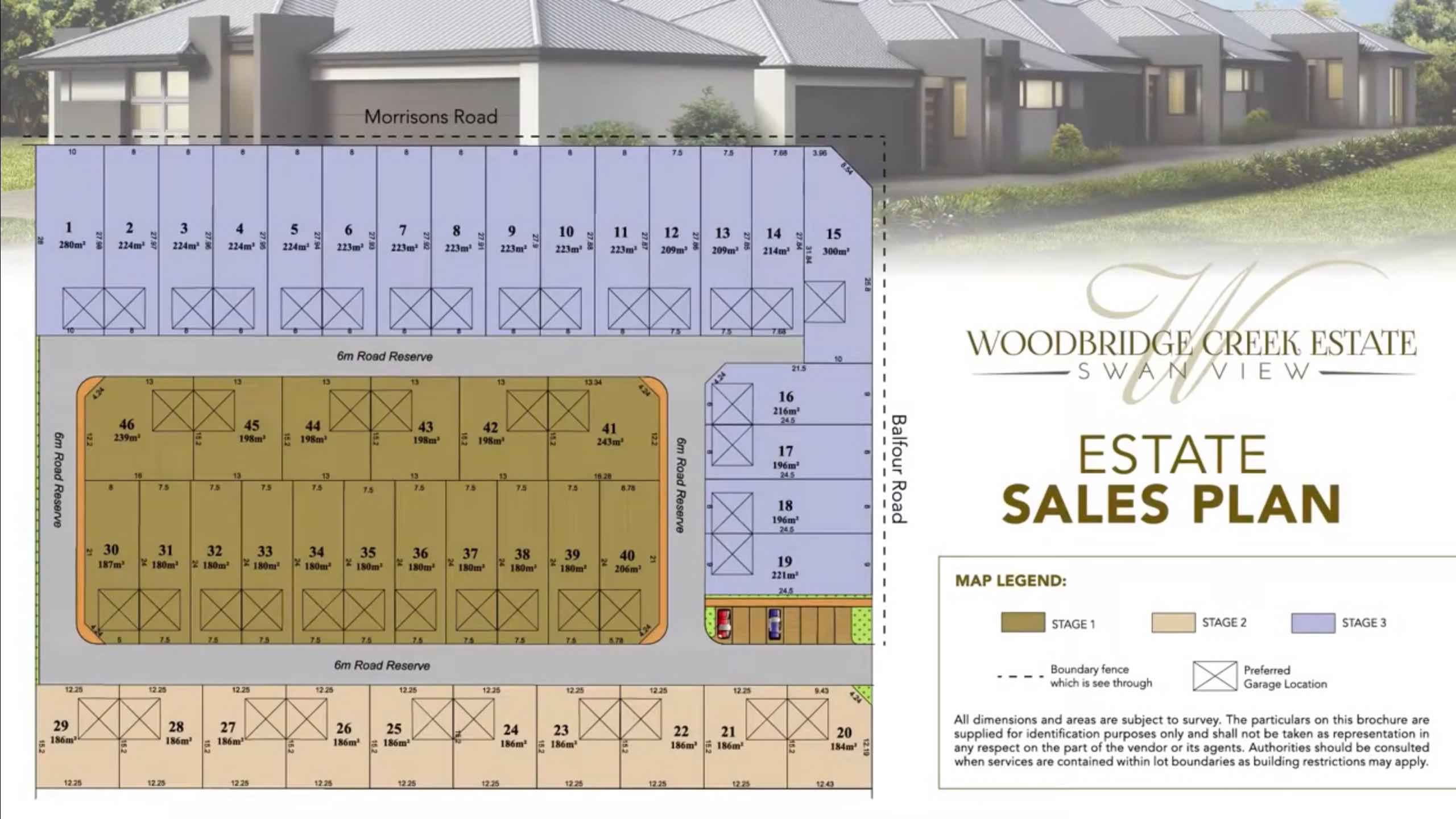 Woodbridge Creek Estate - Swan View Masterplan