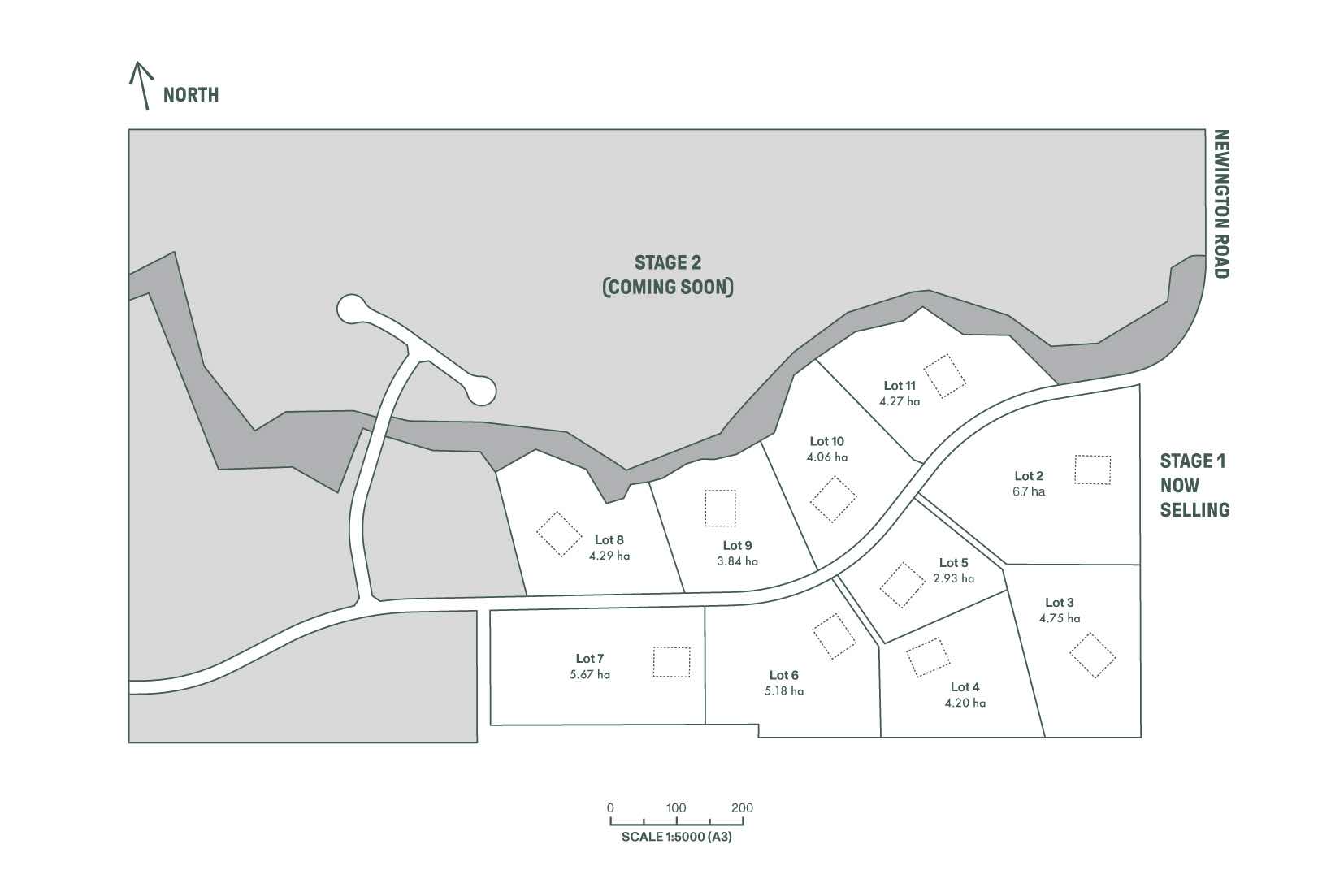 Woodfield Hills Estate - Bywong Masterplan