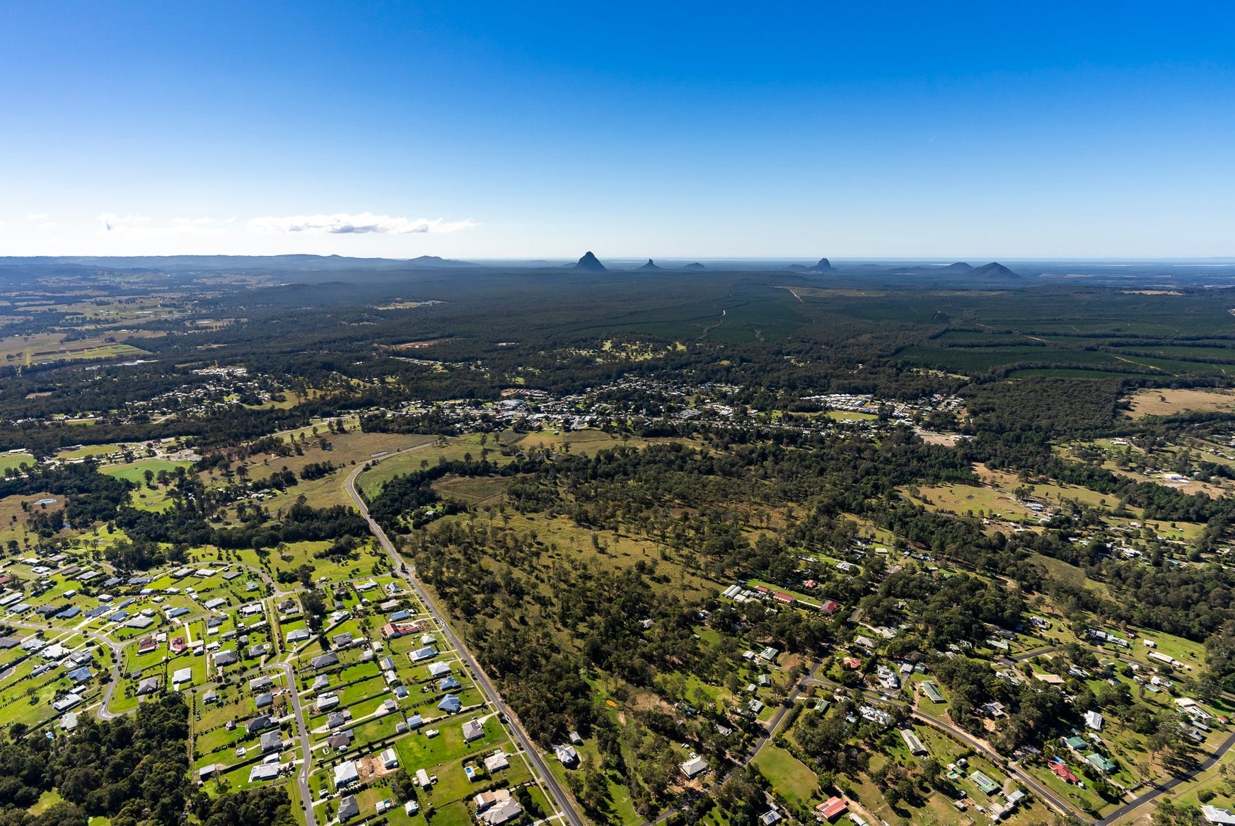 Woodford Pastures Estate - Woodford Aerial