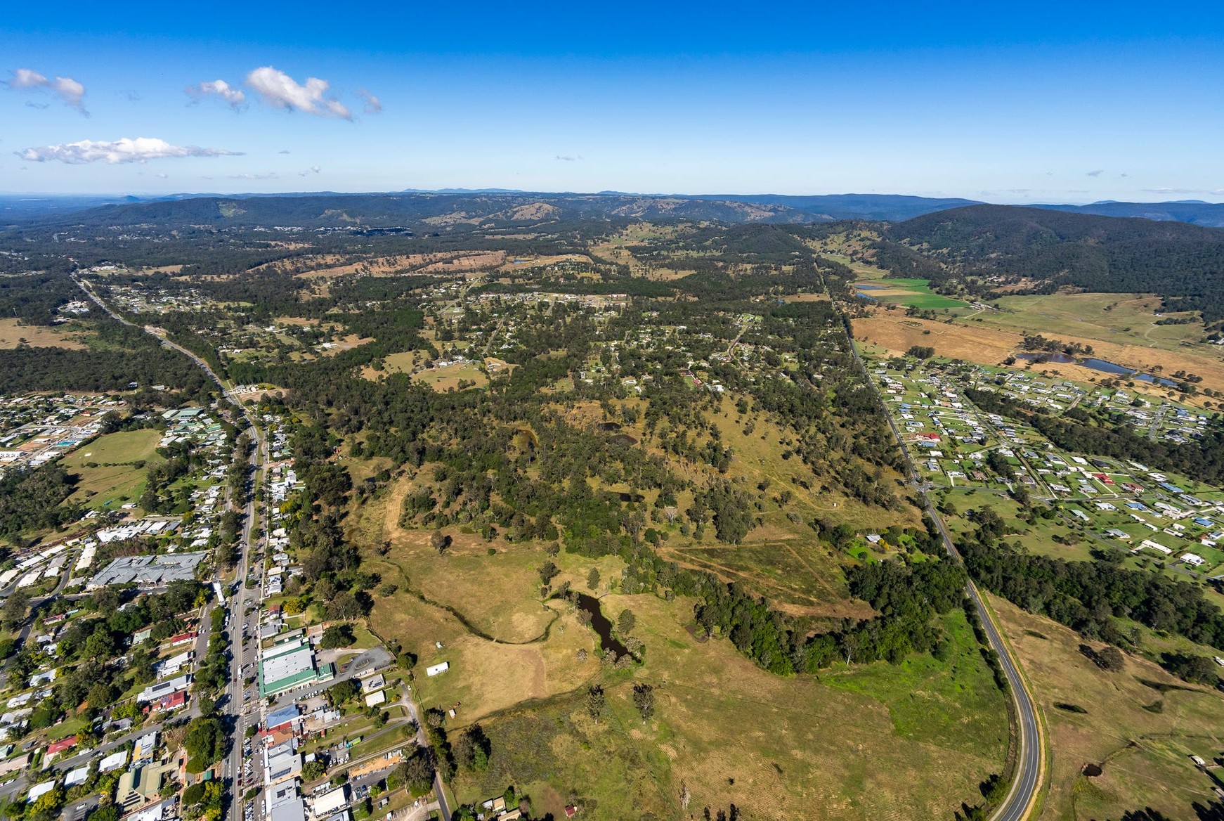 Woodford Pastures Estate - Woodford Aerial
