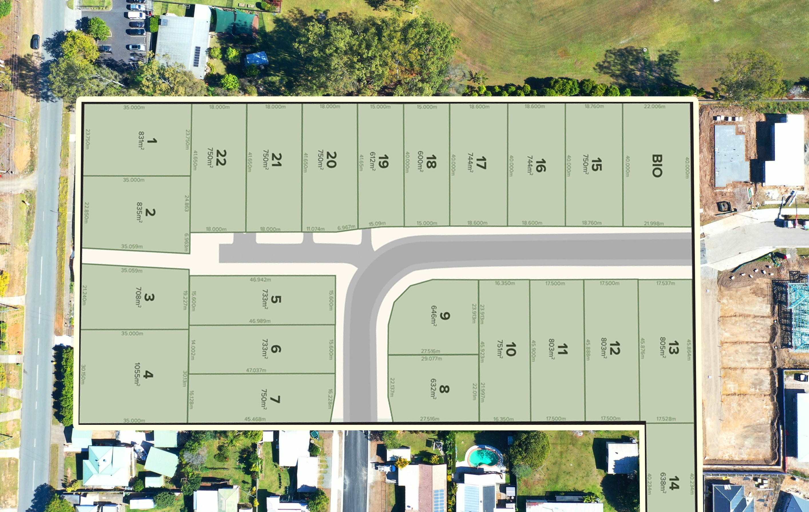 Woodford Retreat Estate - Woodford Masterplan