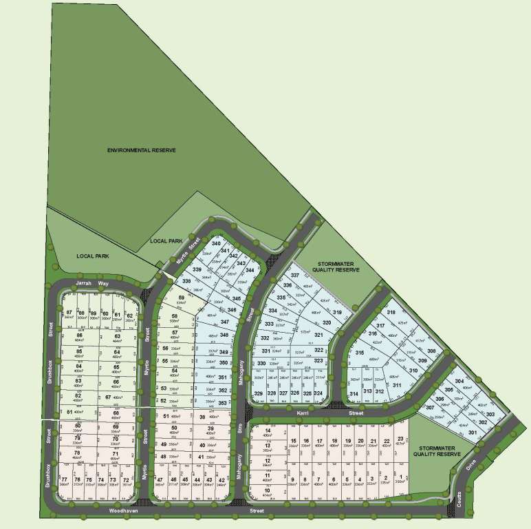 Woodhaven Estate - Burpengary Masterplan