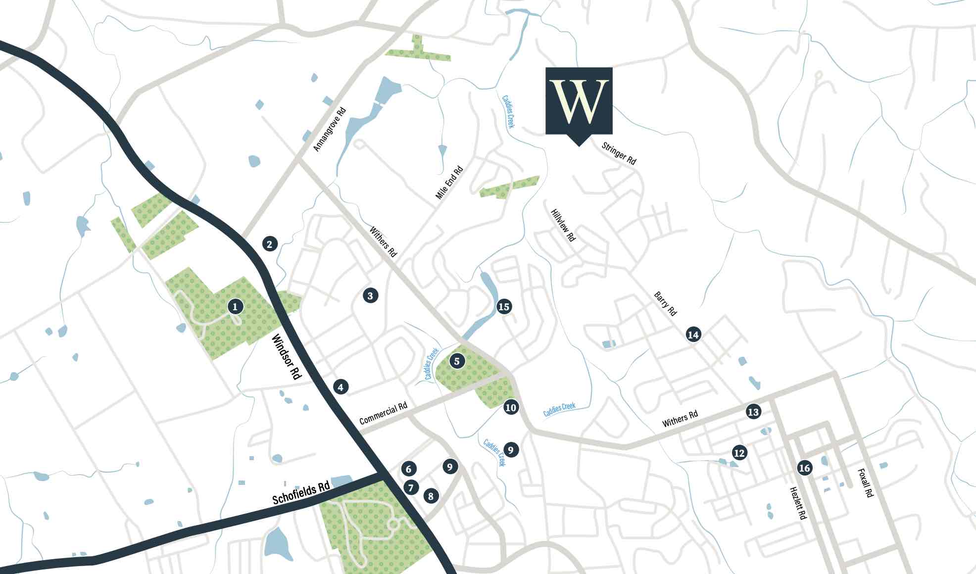 Woodlands Estate - North Kellyville Location map
