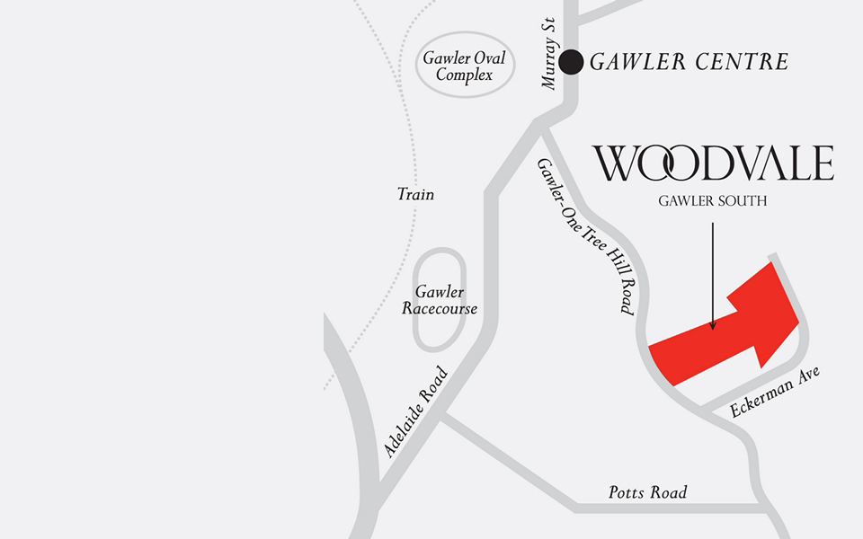 Woodvale Estate - Gawler South Location Map