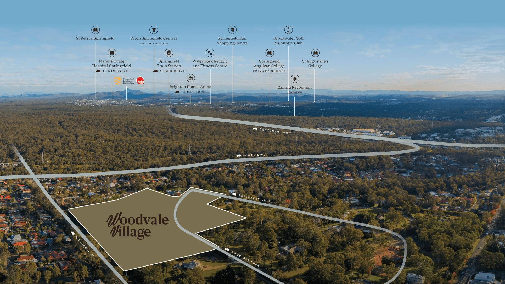 Woodvale Village - Forest Lak Aerial