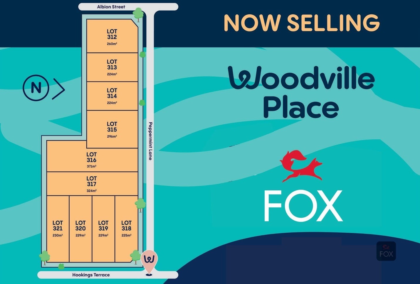 Woodville Place Estate - Woodville Gardens Release Map