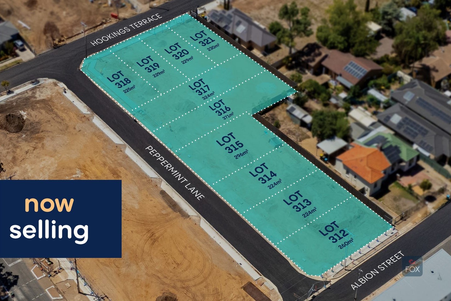 Woodville Place Estate - Woodville Gardens Aerial