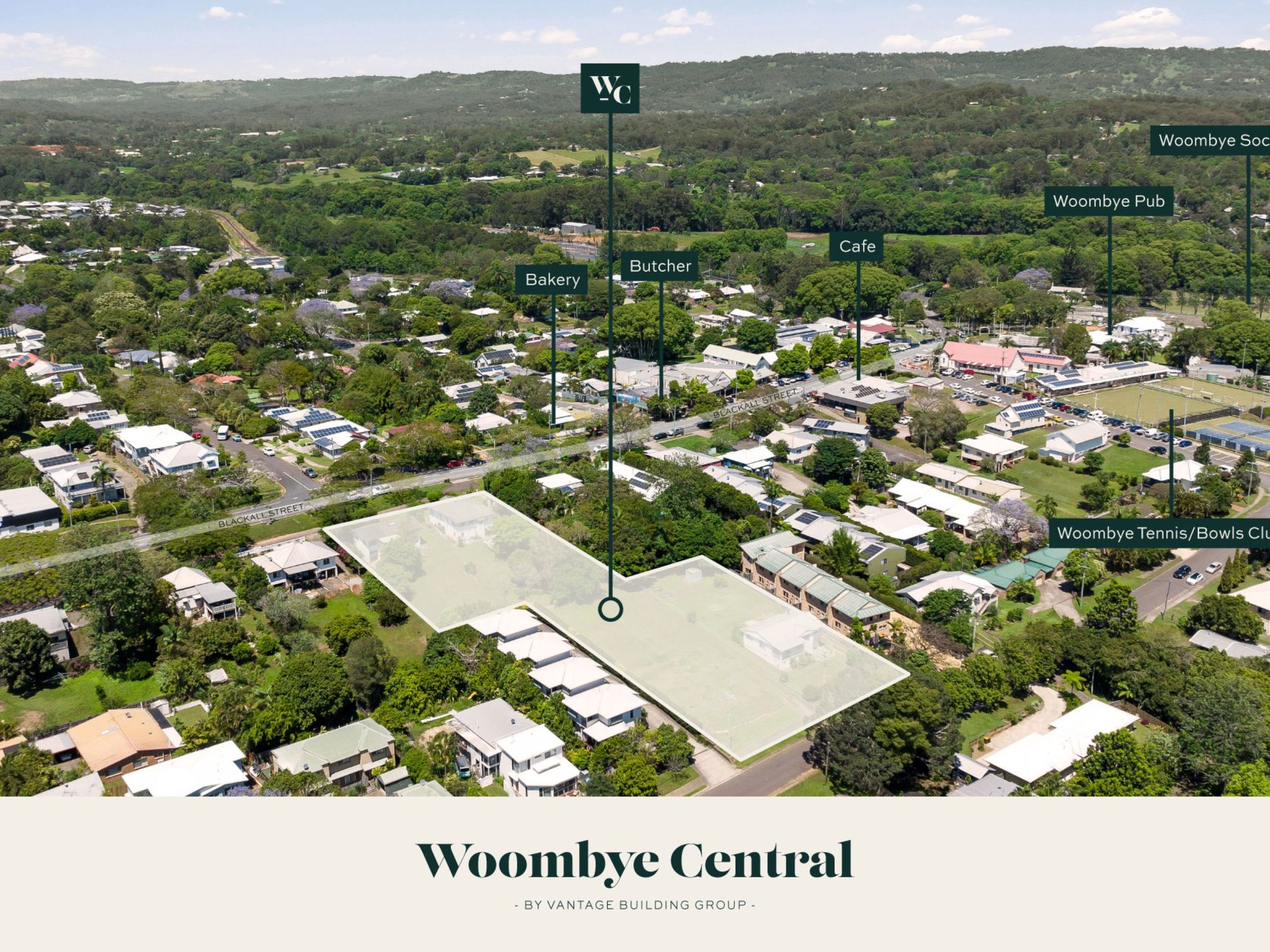 Woombye Central Estate - Woombye Aerial