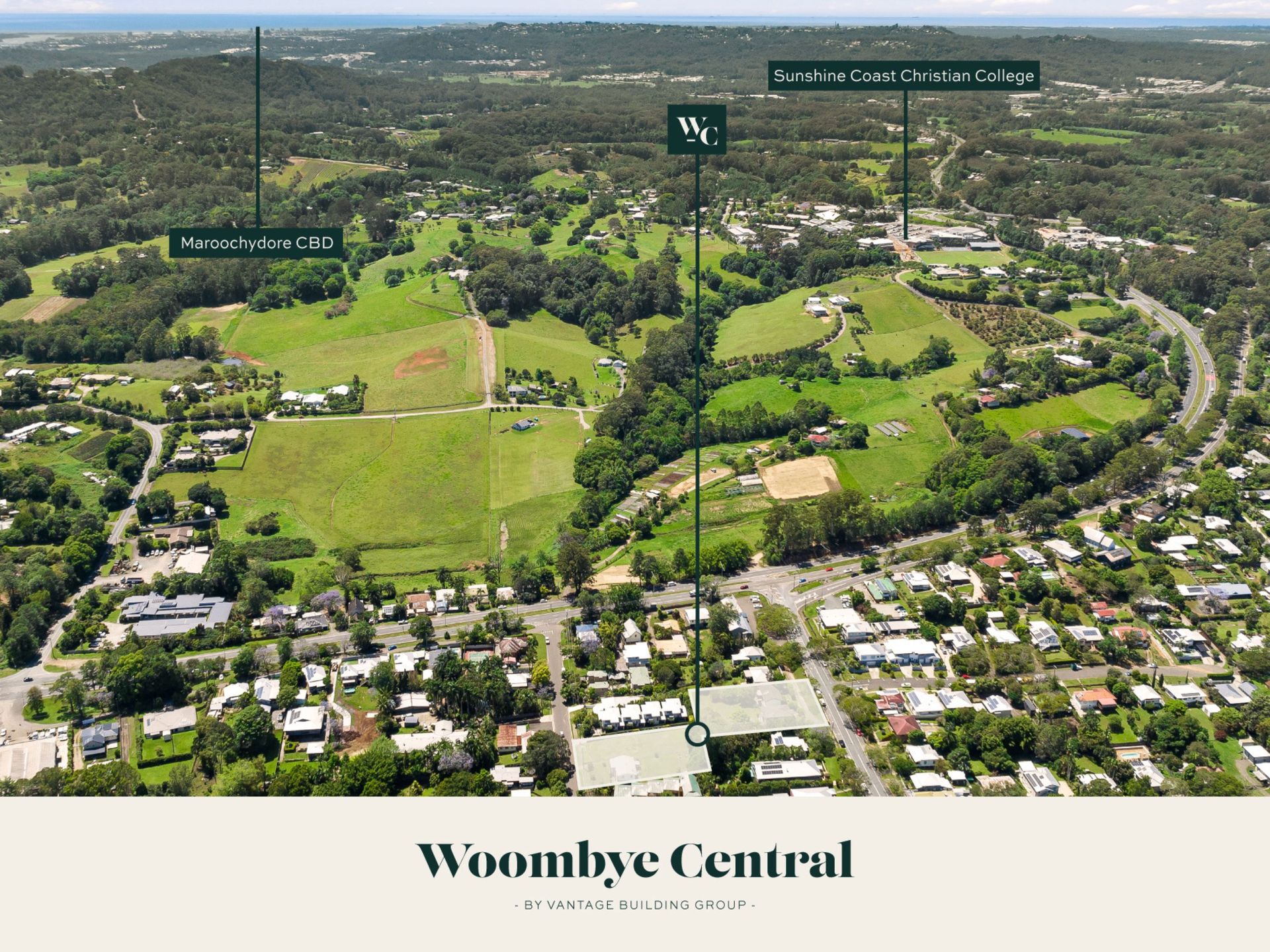 Woombye Central Estate - Woombye Aerial