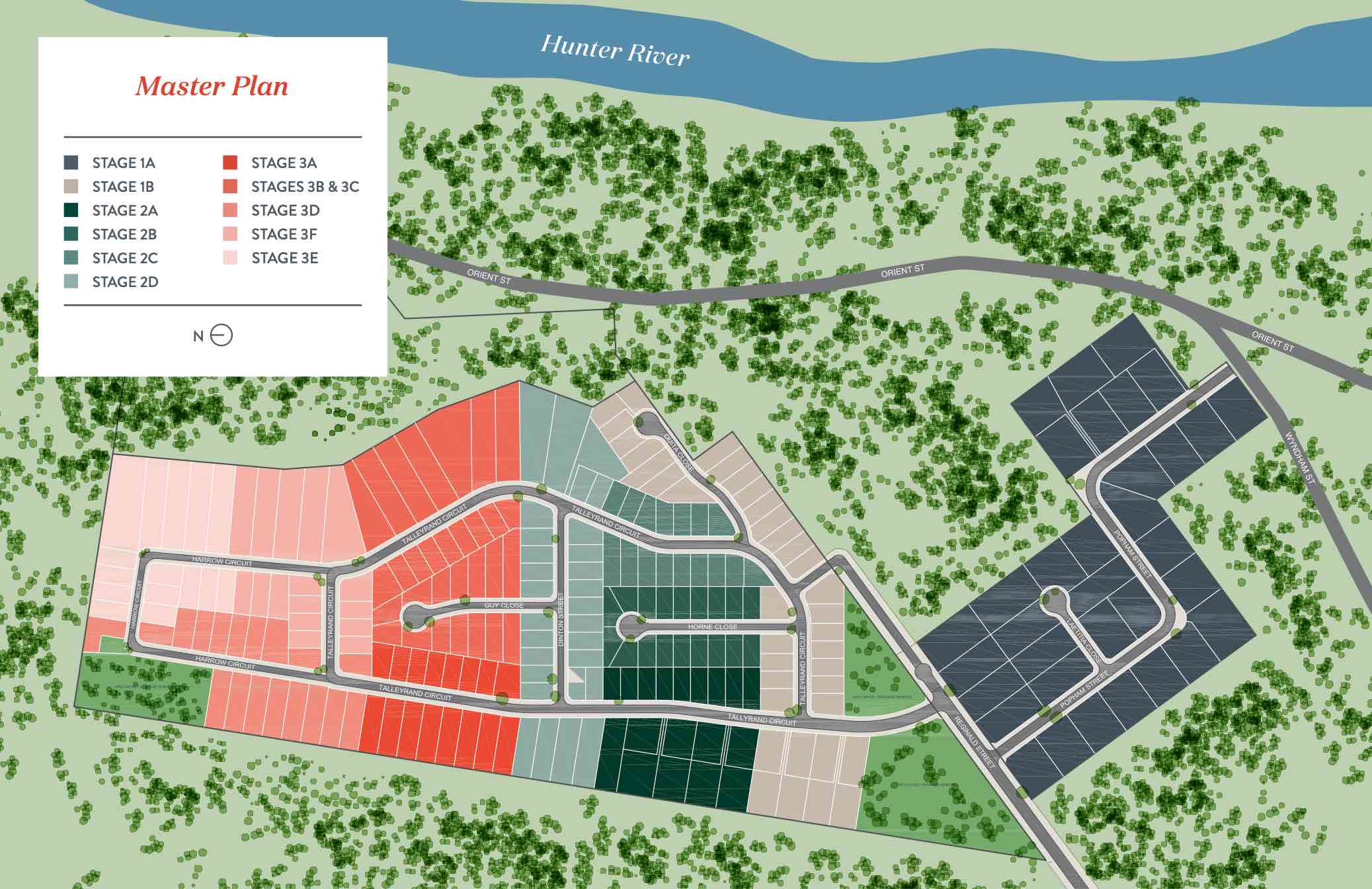 Wyndham Ridge Estate - Greta Masterplan