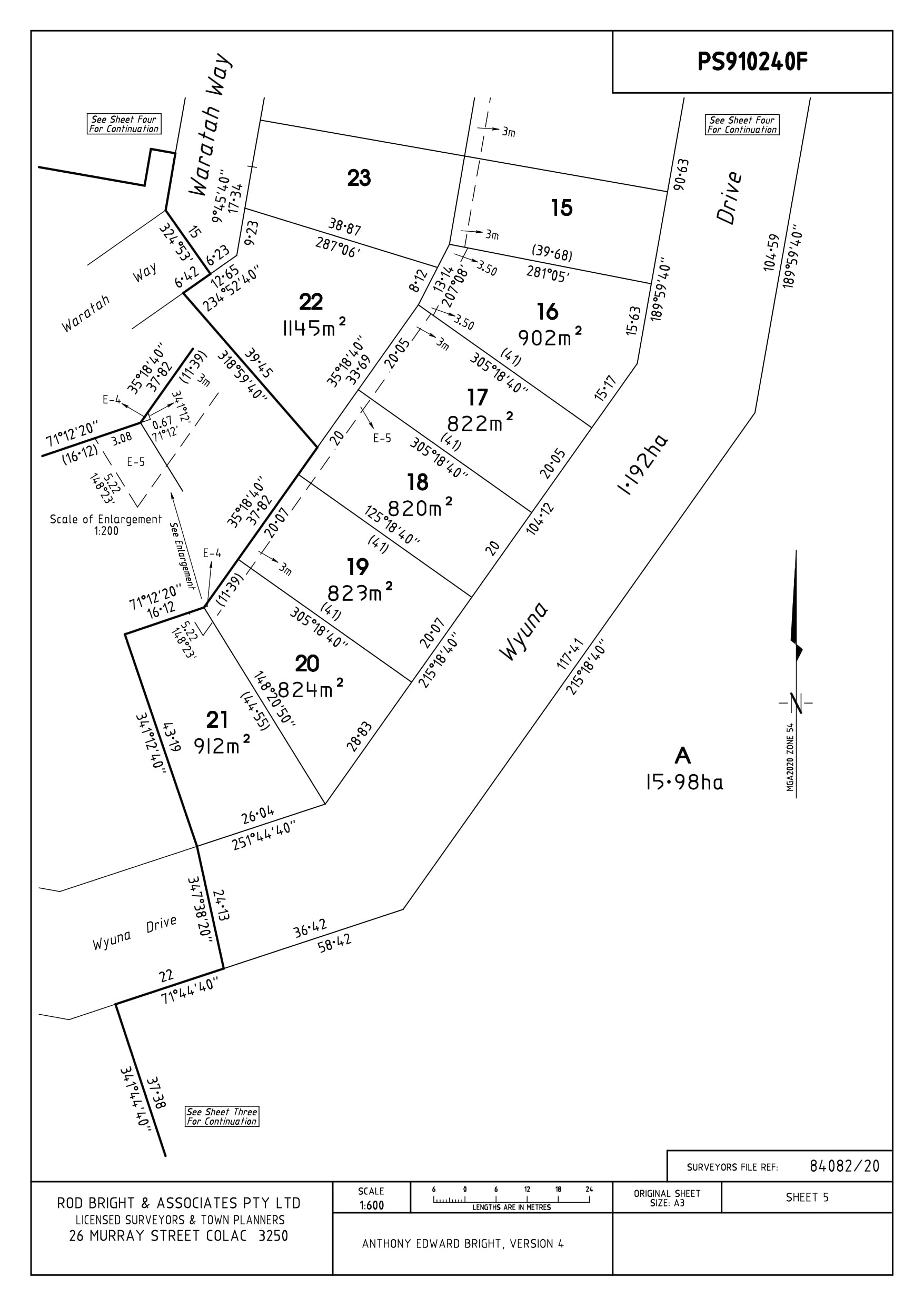 Wyuna Estate - Elliminy Masterplan