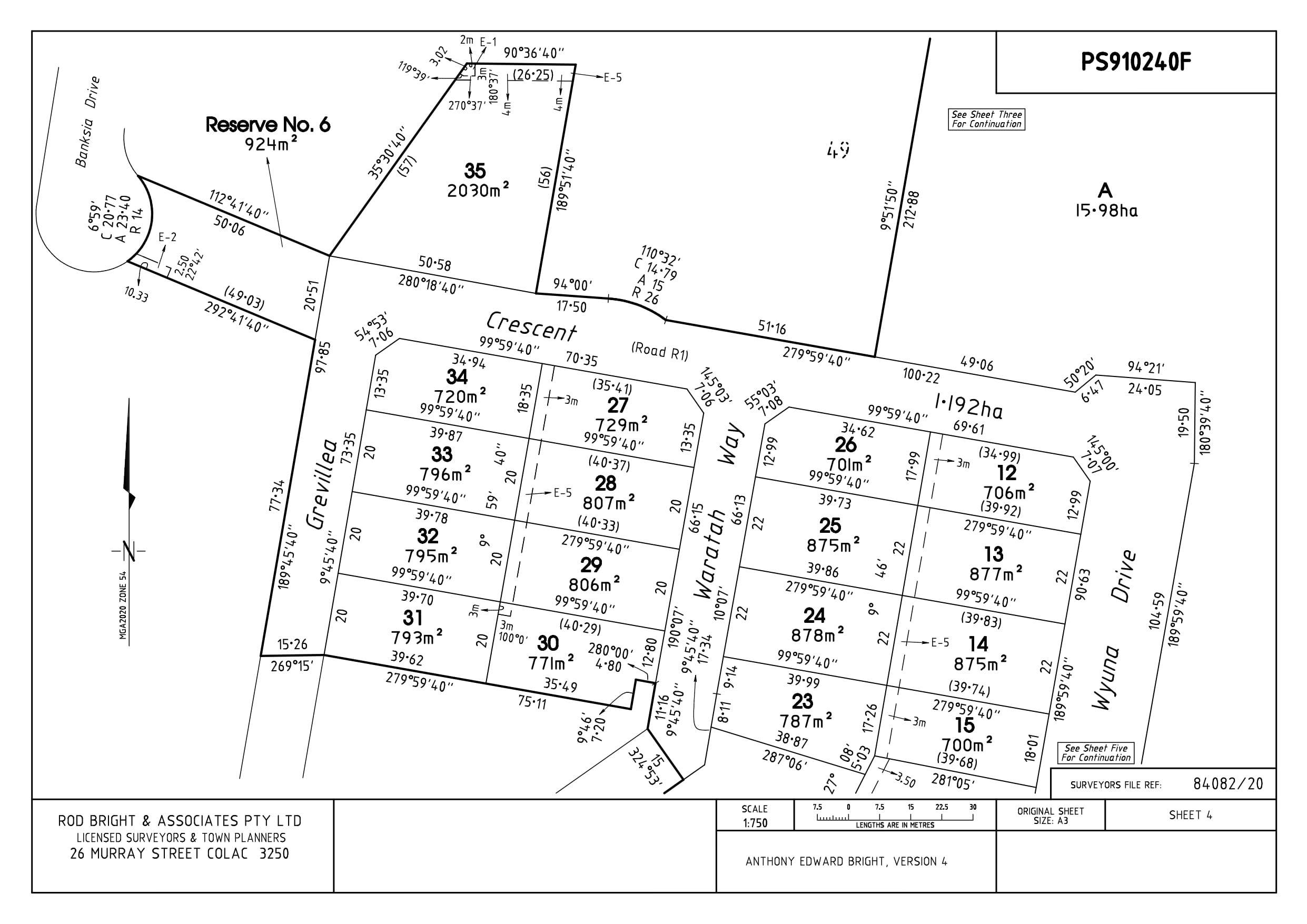 Wyuna Estate - Elliminy Masterplan
