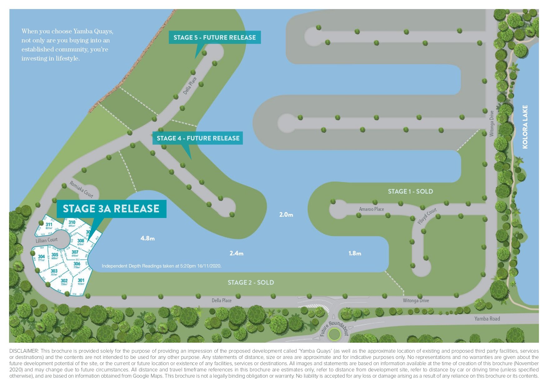 Yamba Quays Estate - Yamba Masterplan