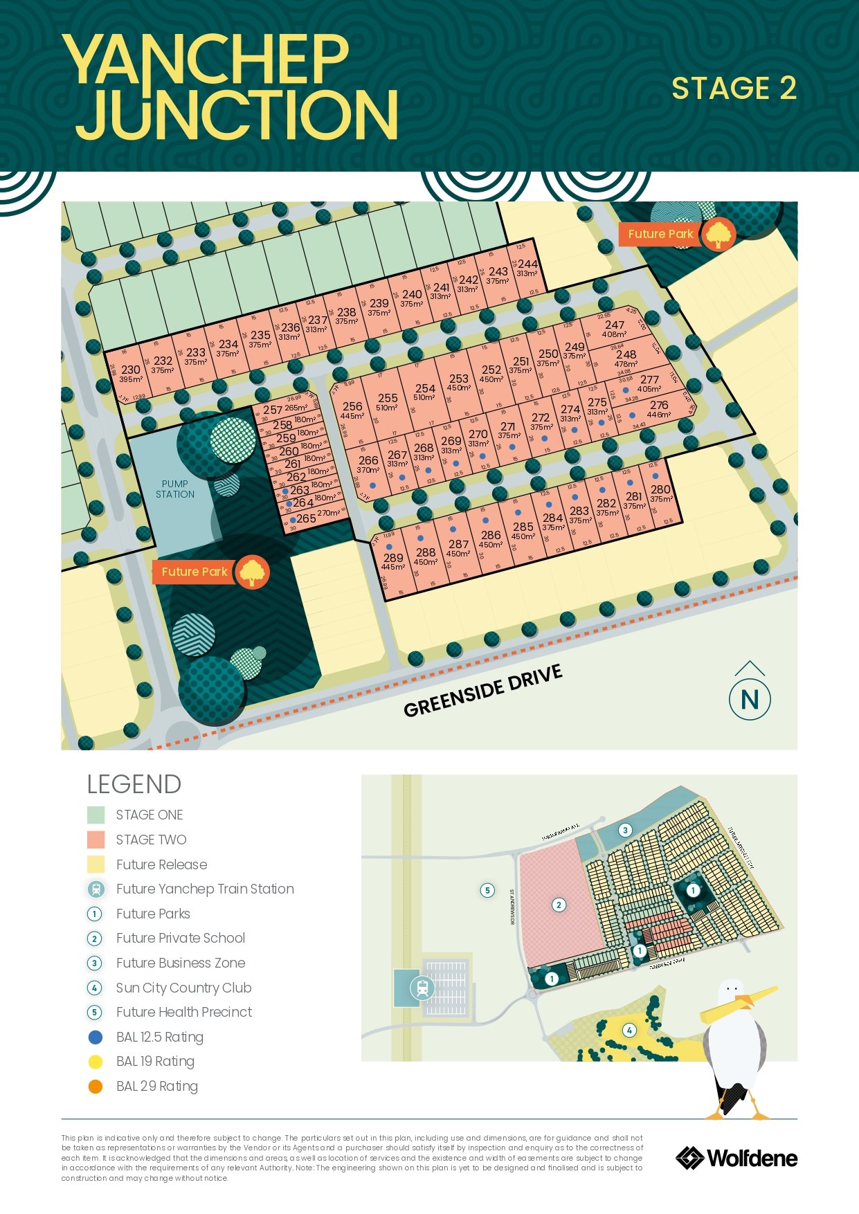 Yanchep Junction Estate - Yanchep Release Map
