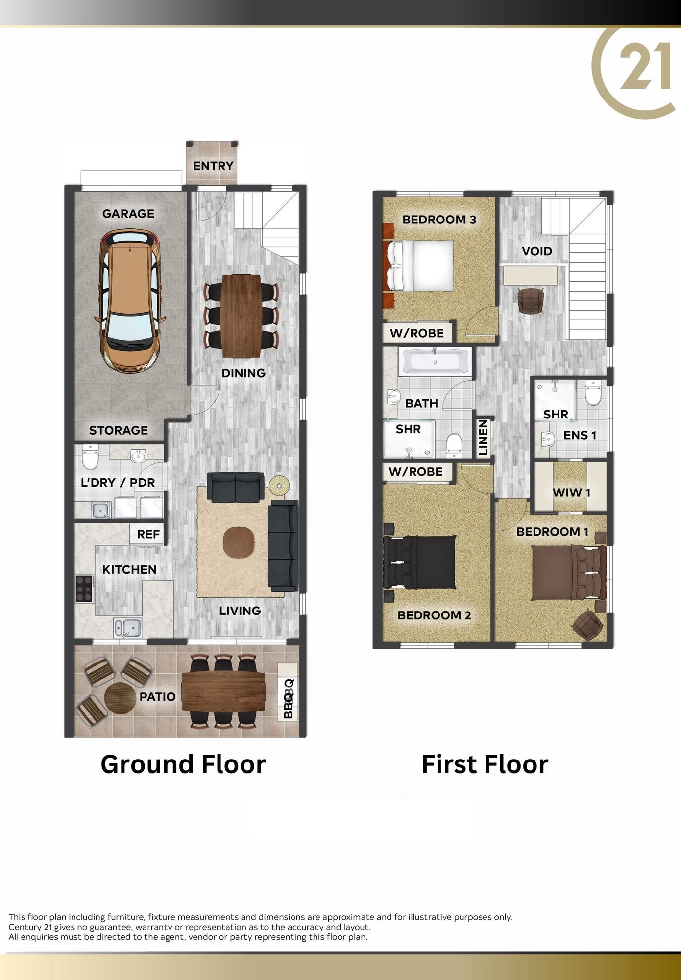 Yandina Glen Townhomes - Yandina Floorplan