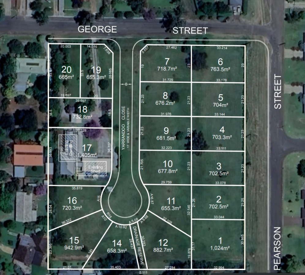 Yarraandoo Close - Gunnedah  Aerial