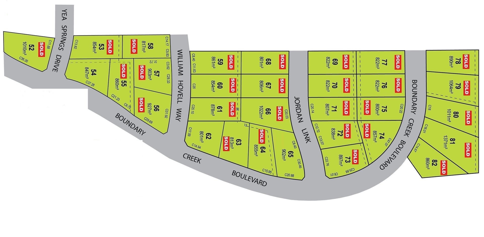 Yea Springs Estate - Yea Stage Plan