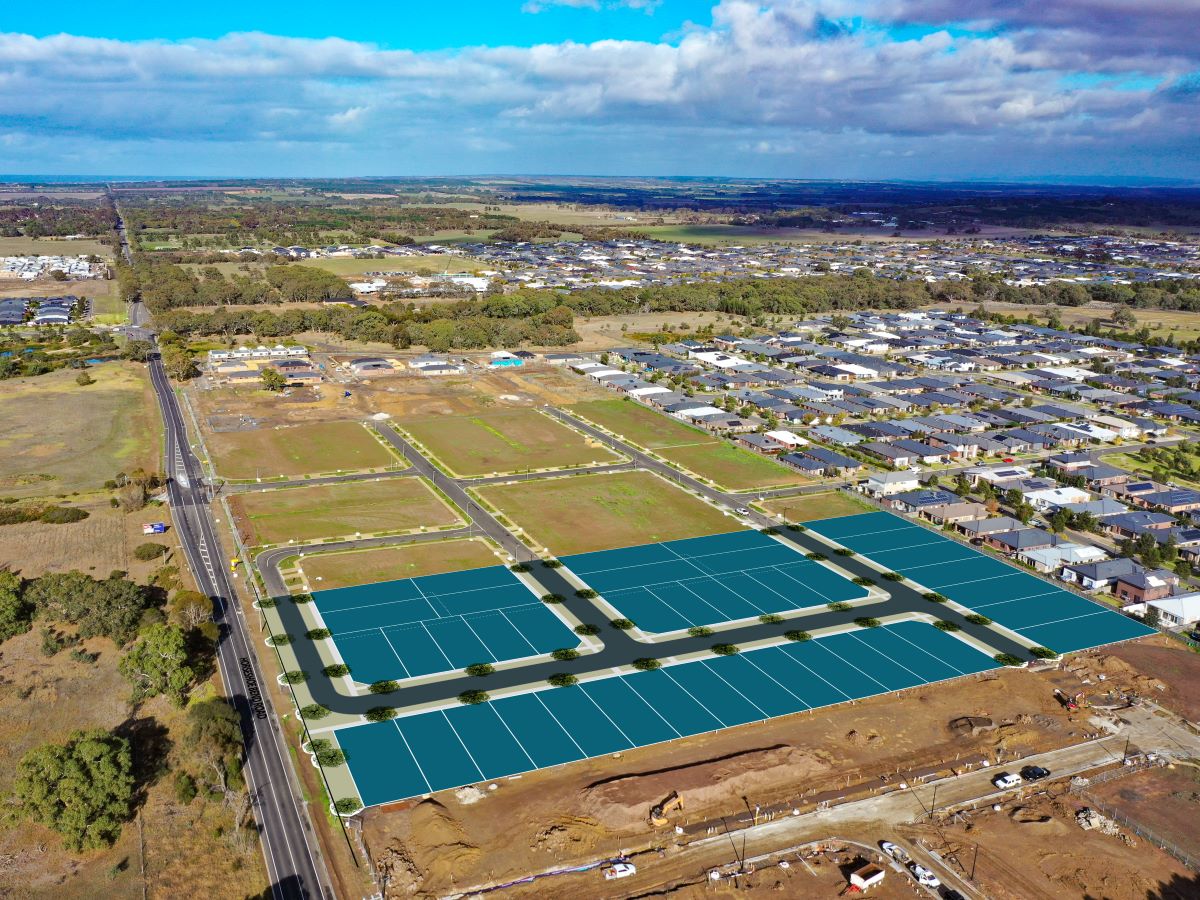 Zeal Estate - Armstrong Creek Aerial