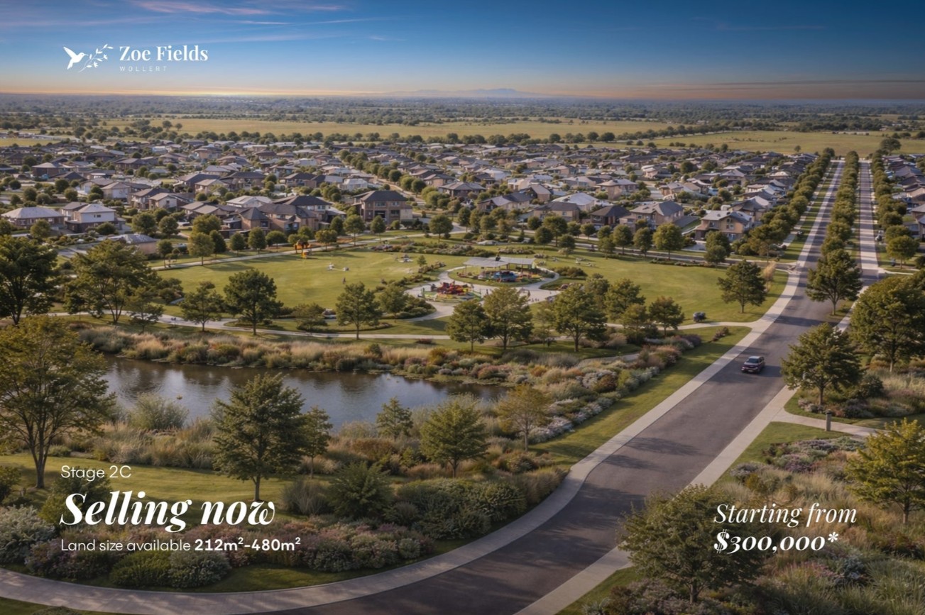 Zoe Fields Estate - Wollert Aerial