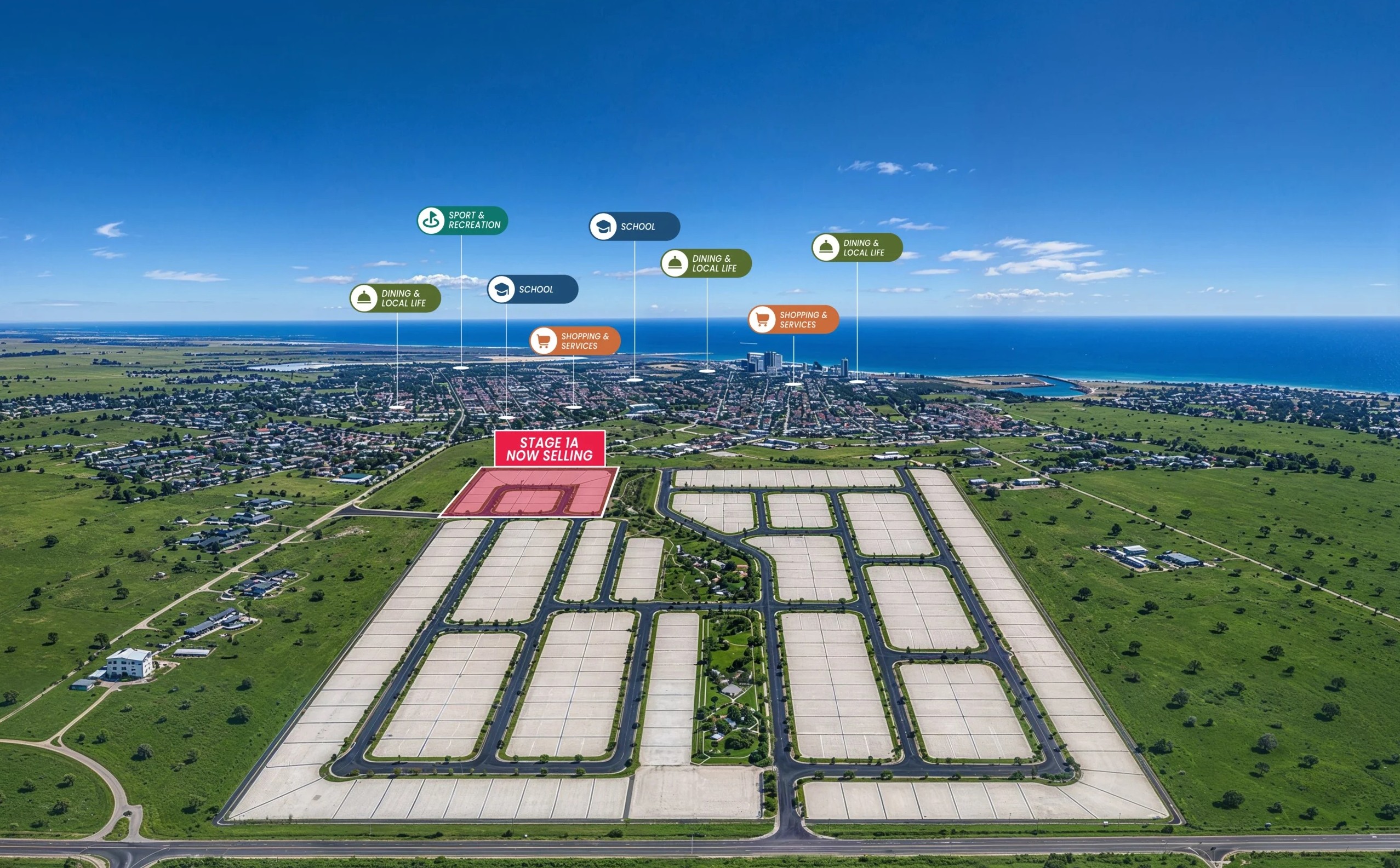 Wallaroo Rise - Wallaroo Aerial
