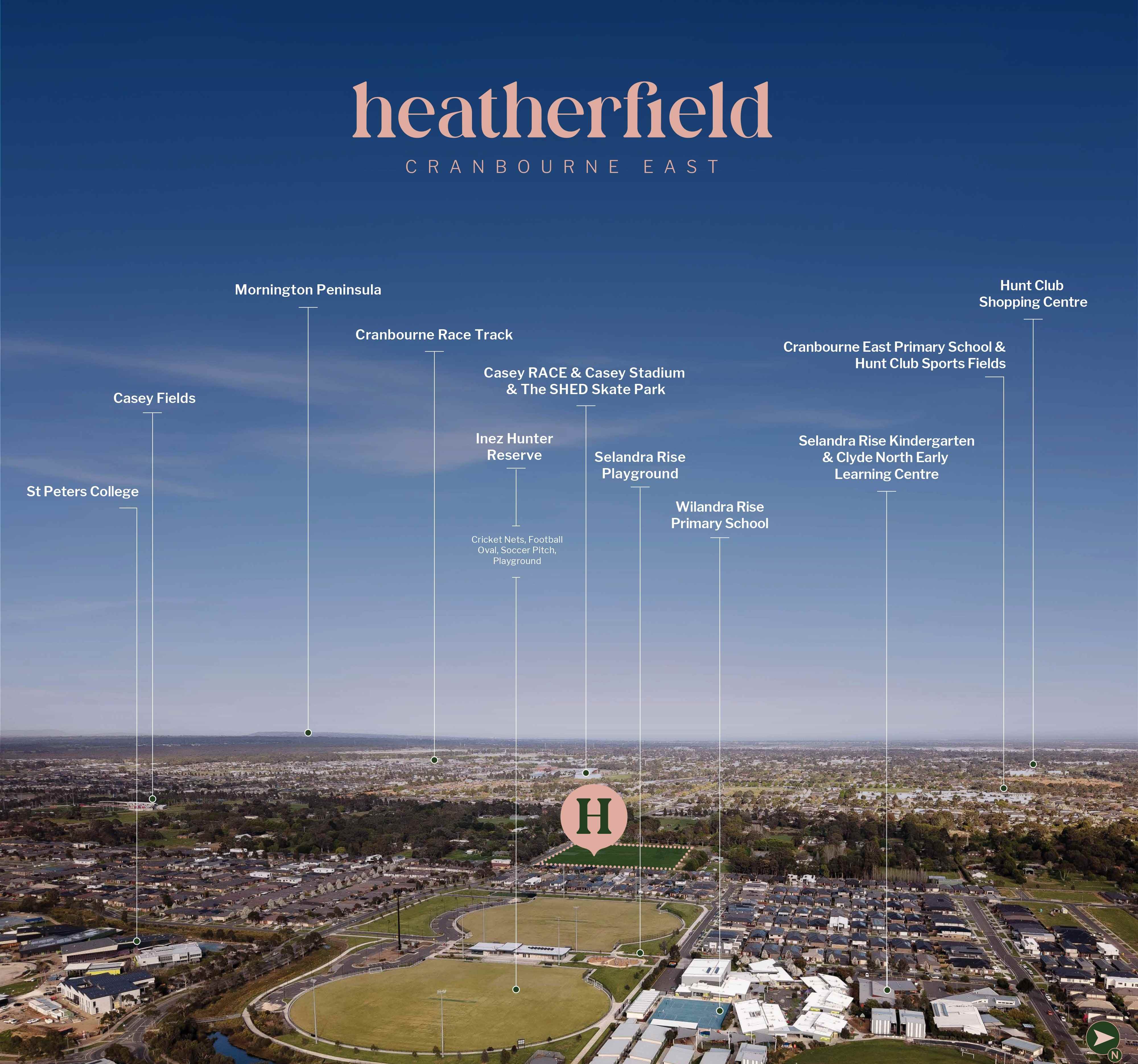 Heatherfield Estate - Cranbourne East Aerial