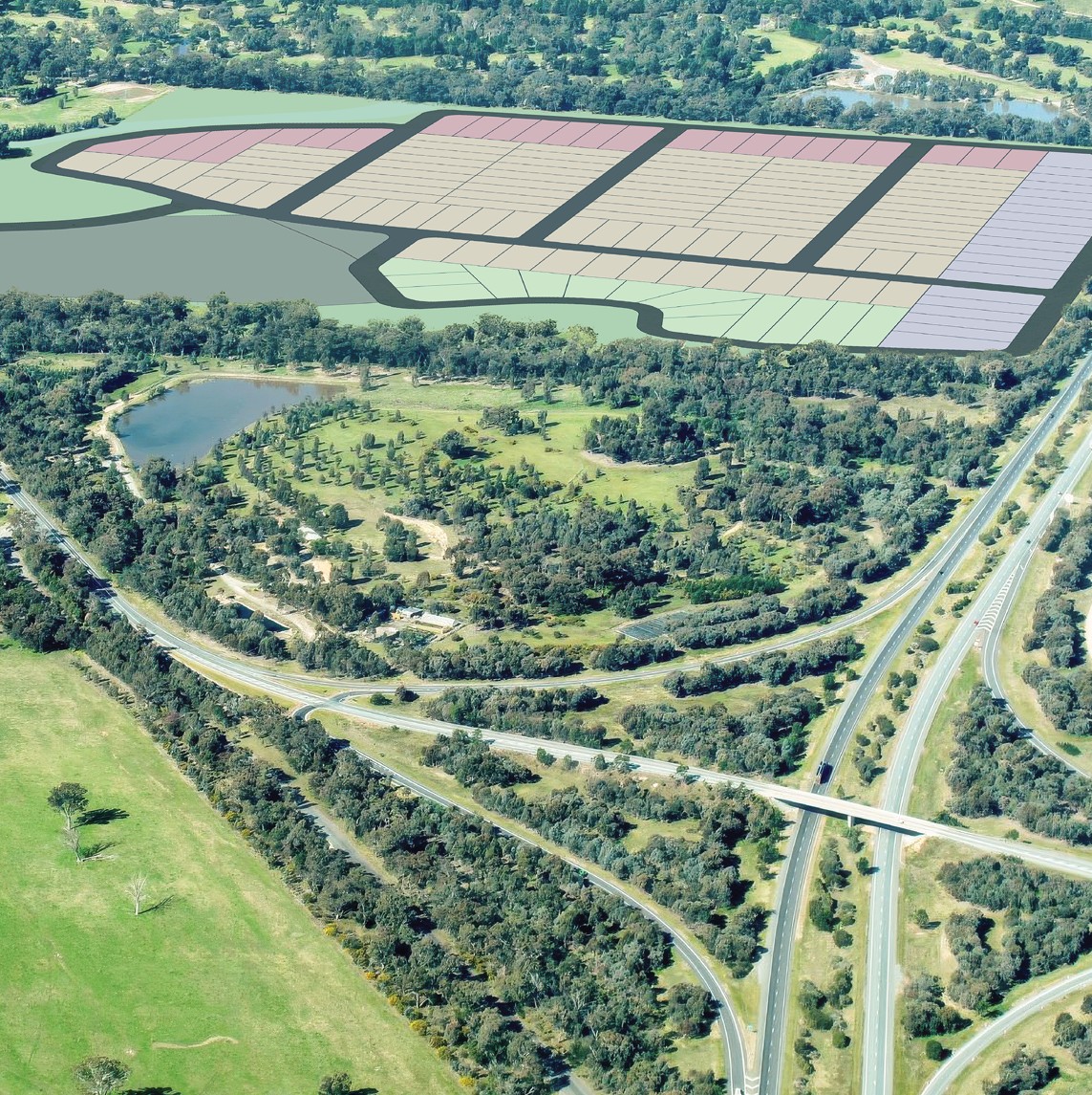 Serenity Estate - Euroa Aerial