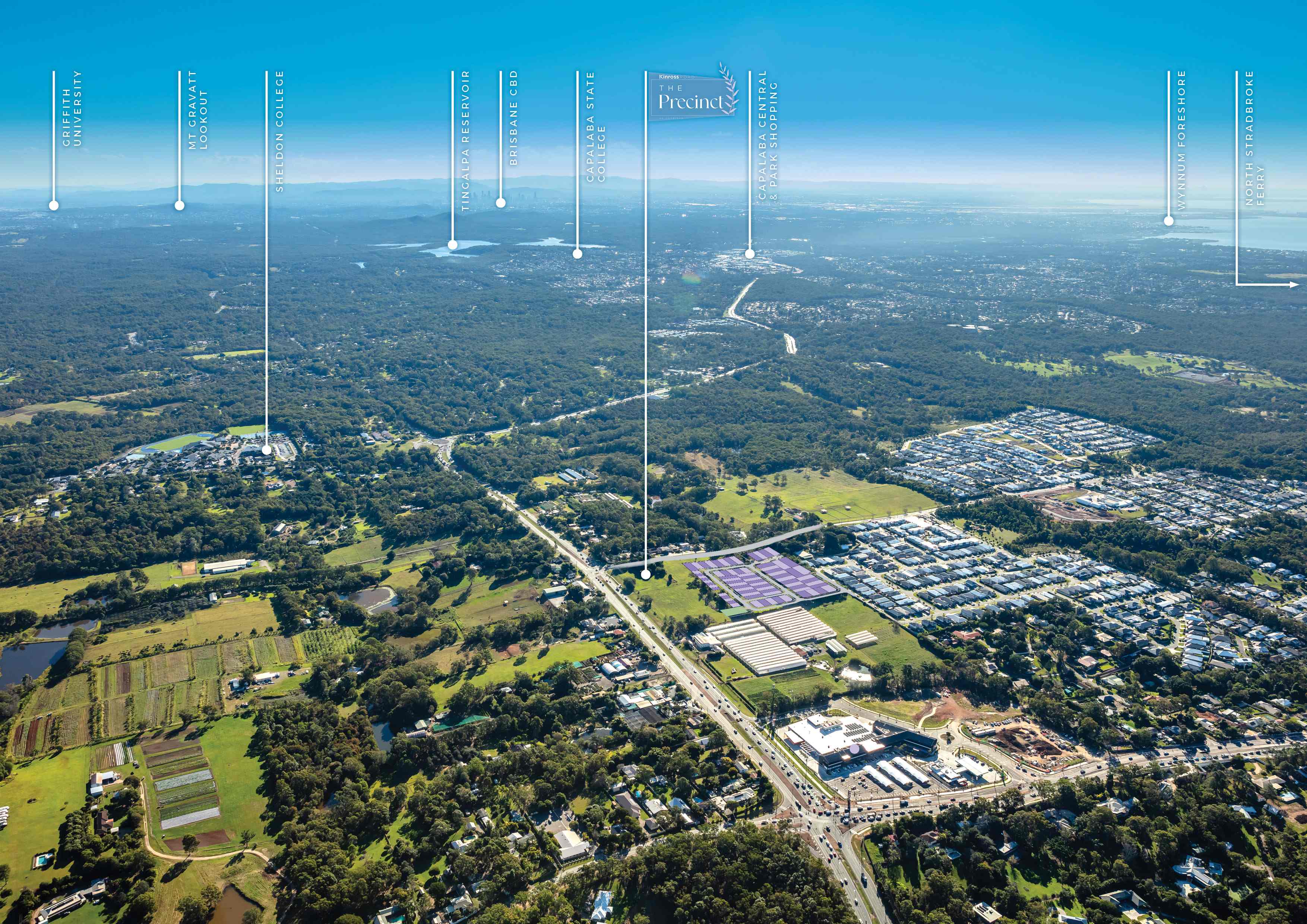 Kinross Road The Precinct Estate - Thornlands Aerial