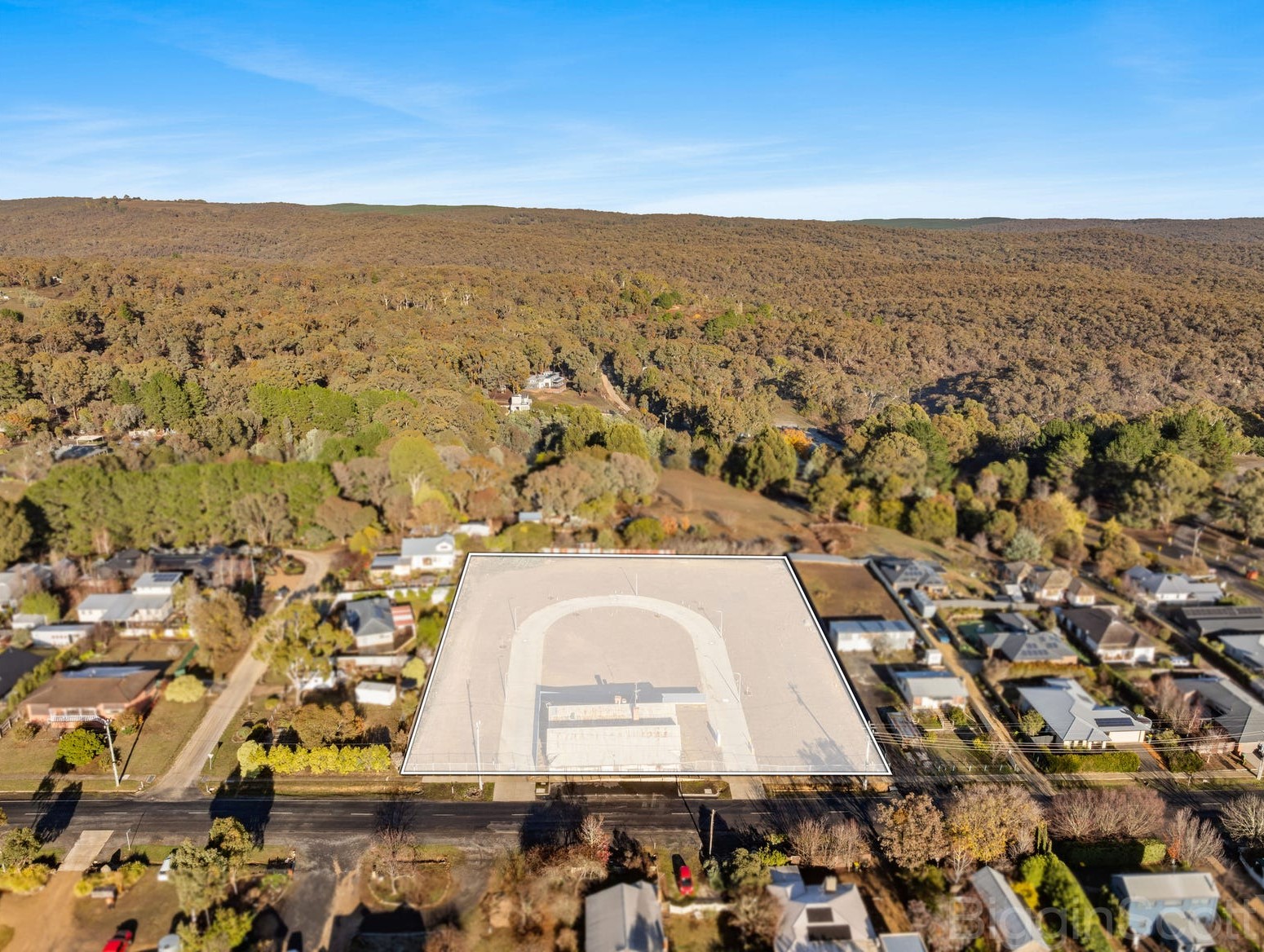 Bing's Crescent Estate - Hepburn Aerial