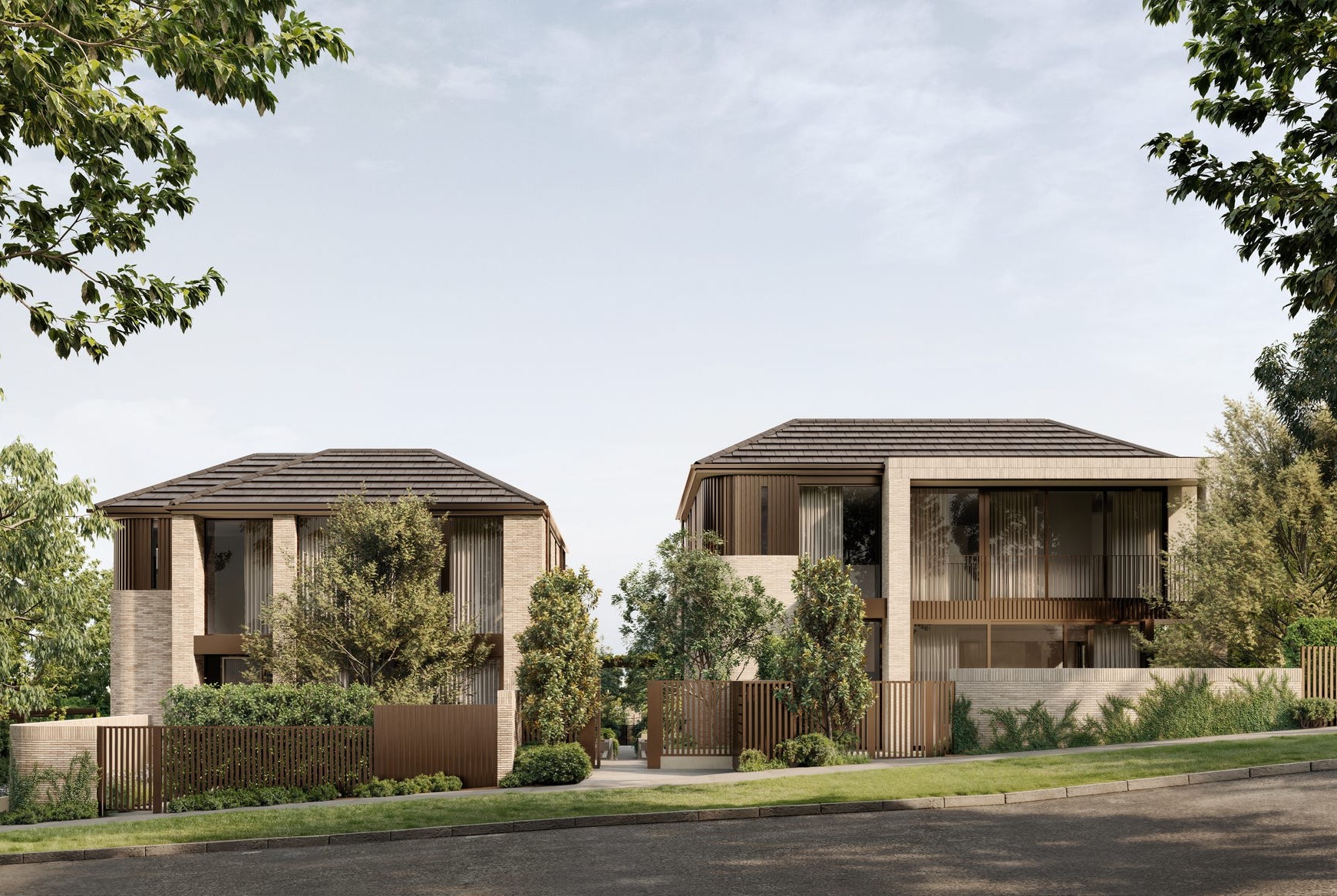 Parring Collection Townhomes - Balwyn Render