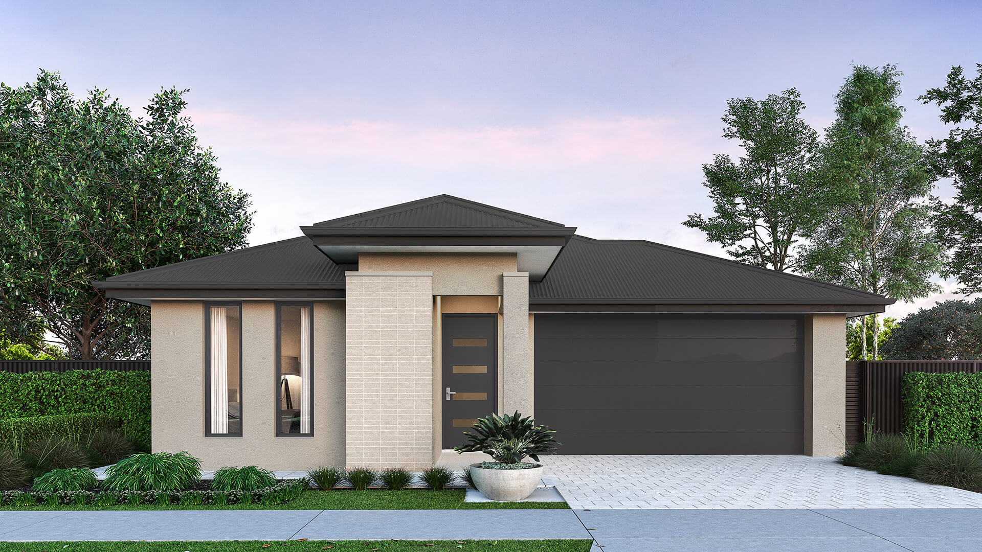Burgundy  by SA Housing Centre Façade
