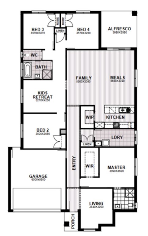 289 Werribee Vale Road - Bacchus Marsh - Lot 2 Floorplan