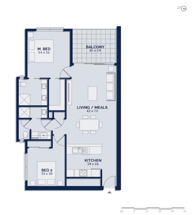 91 marine Floor Plan Unit 20